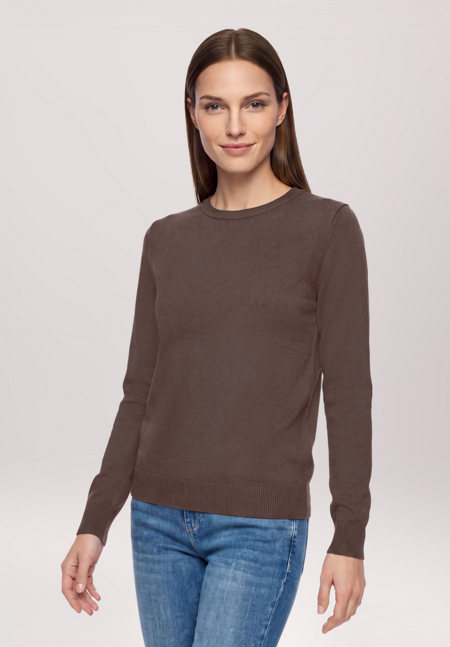 Betty Barclay Strickpullover »Damen mit Rundhalsausschnitt« 1