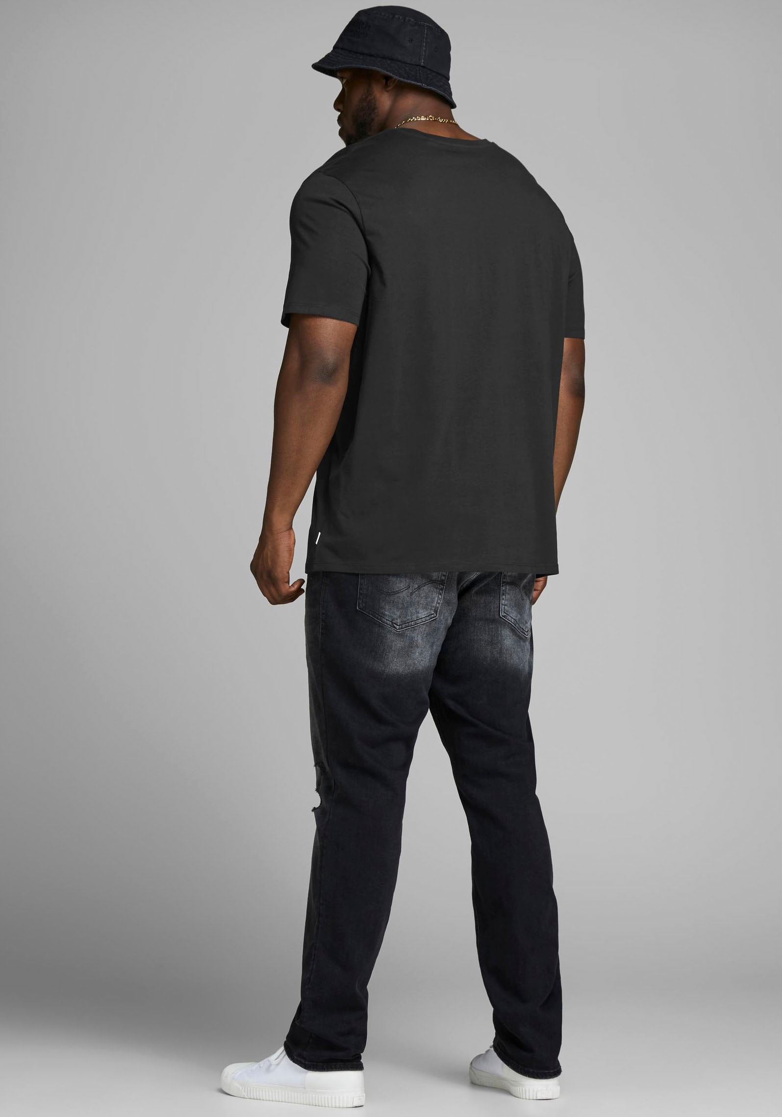 Jack & Jones PlusSize Rundhalsshirt »CORP LOGO TEE«