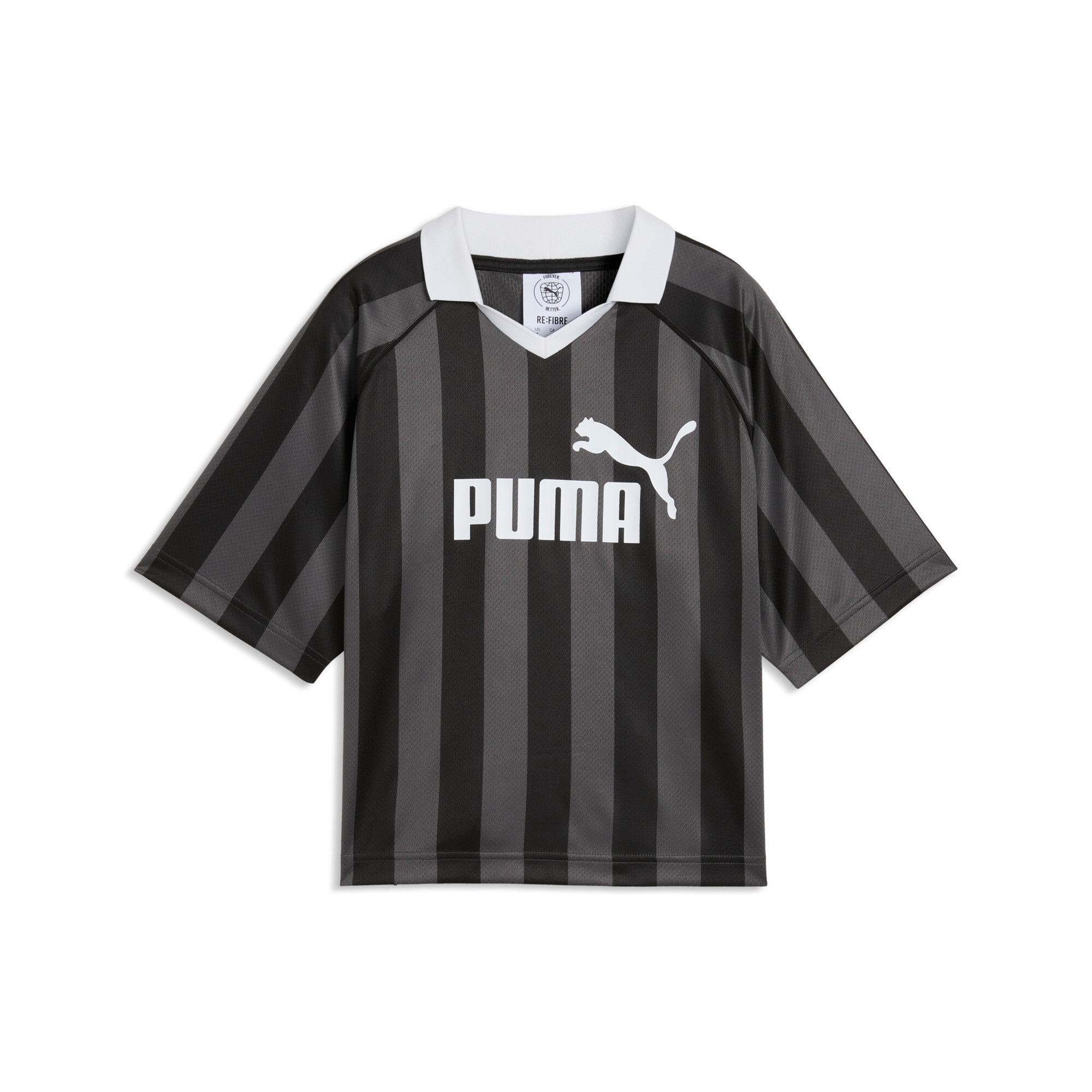 PUMA T-Shirt »ESS JERSEY« lockere Passform, Kurzarm, atmungsaktiv, mit V-Ausschnitt