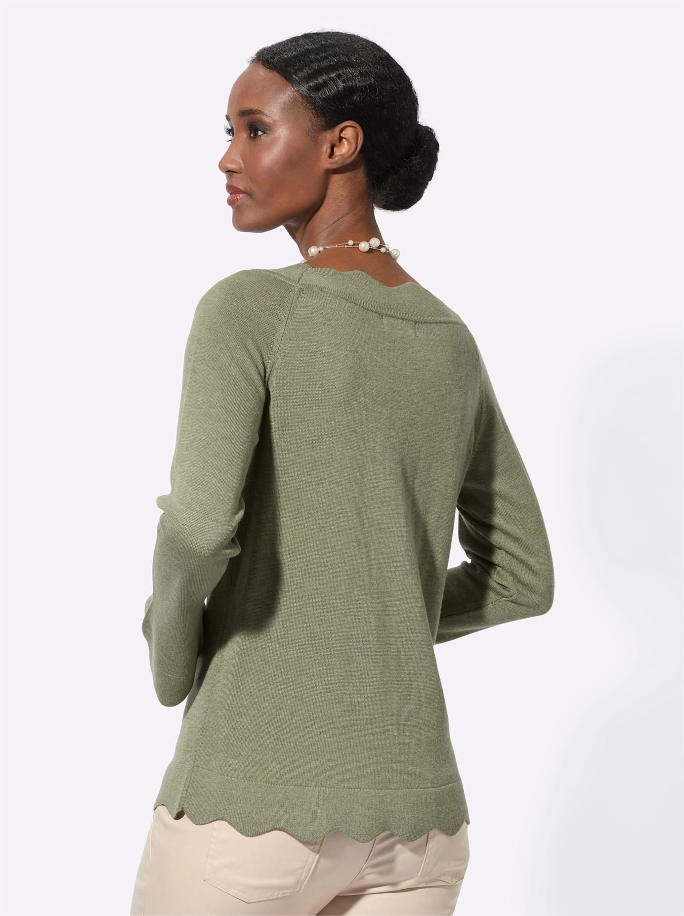 creation L Strickpullover »Woll-Mix-Pullover«