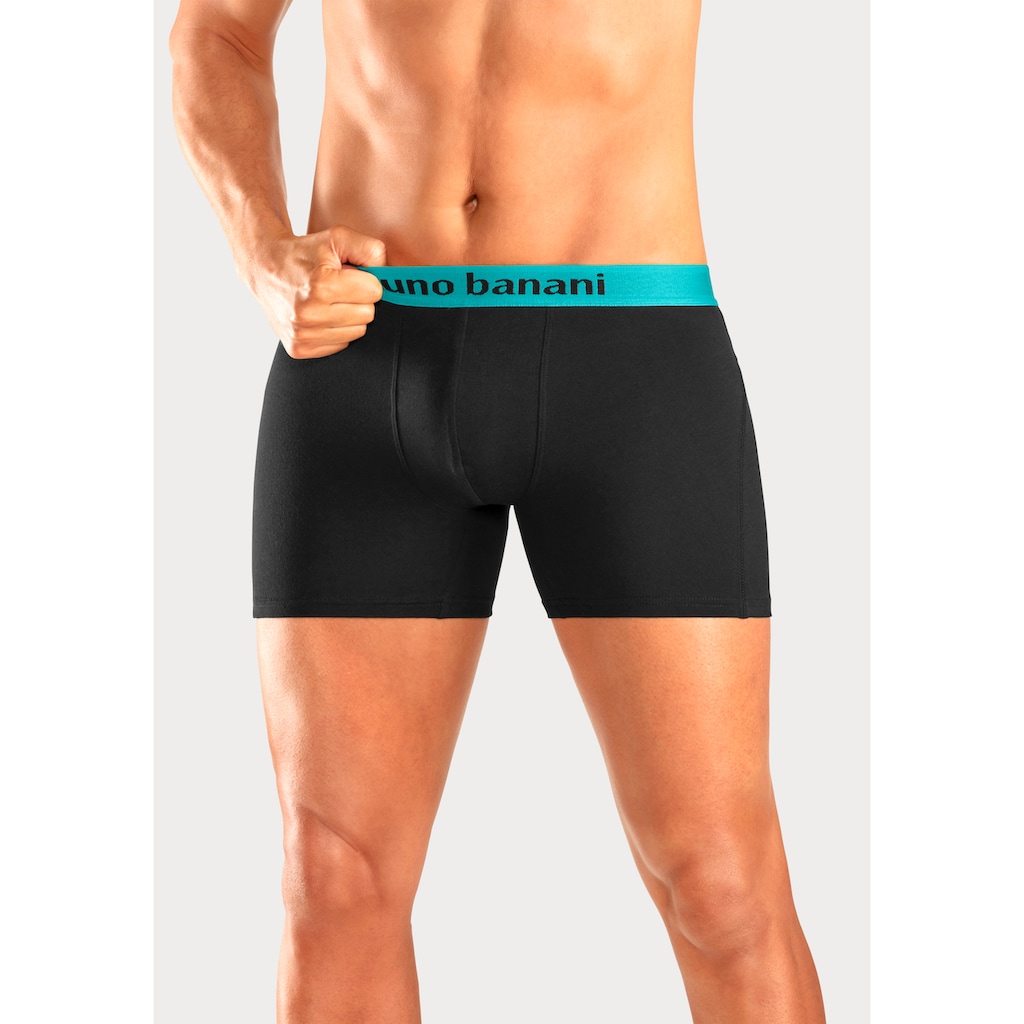 Bruno Banani Langer Boxer, (Packung, 4 St.)