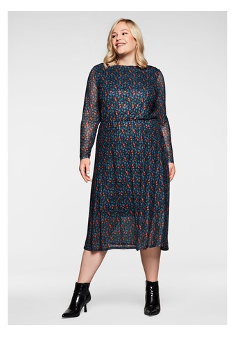 Sheego Druckkleid »Kleid«, mit Minimalprint, blickdicht gefüttert kaufen
