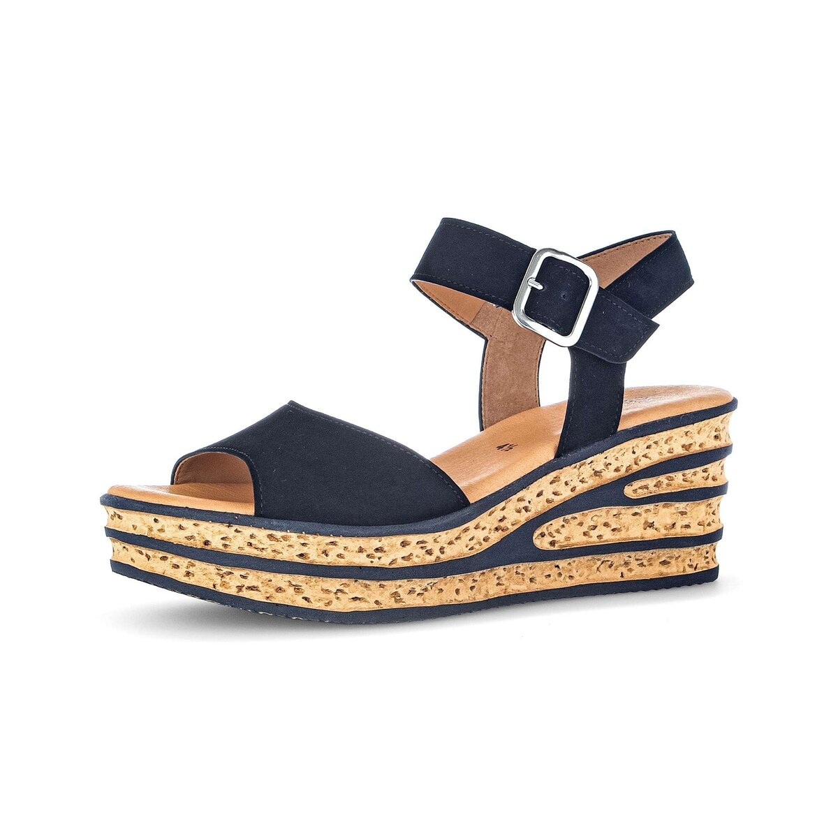 Gabor Wedge Sandal Blue 40.5 4