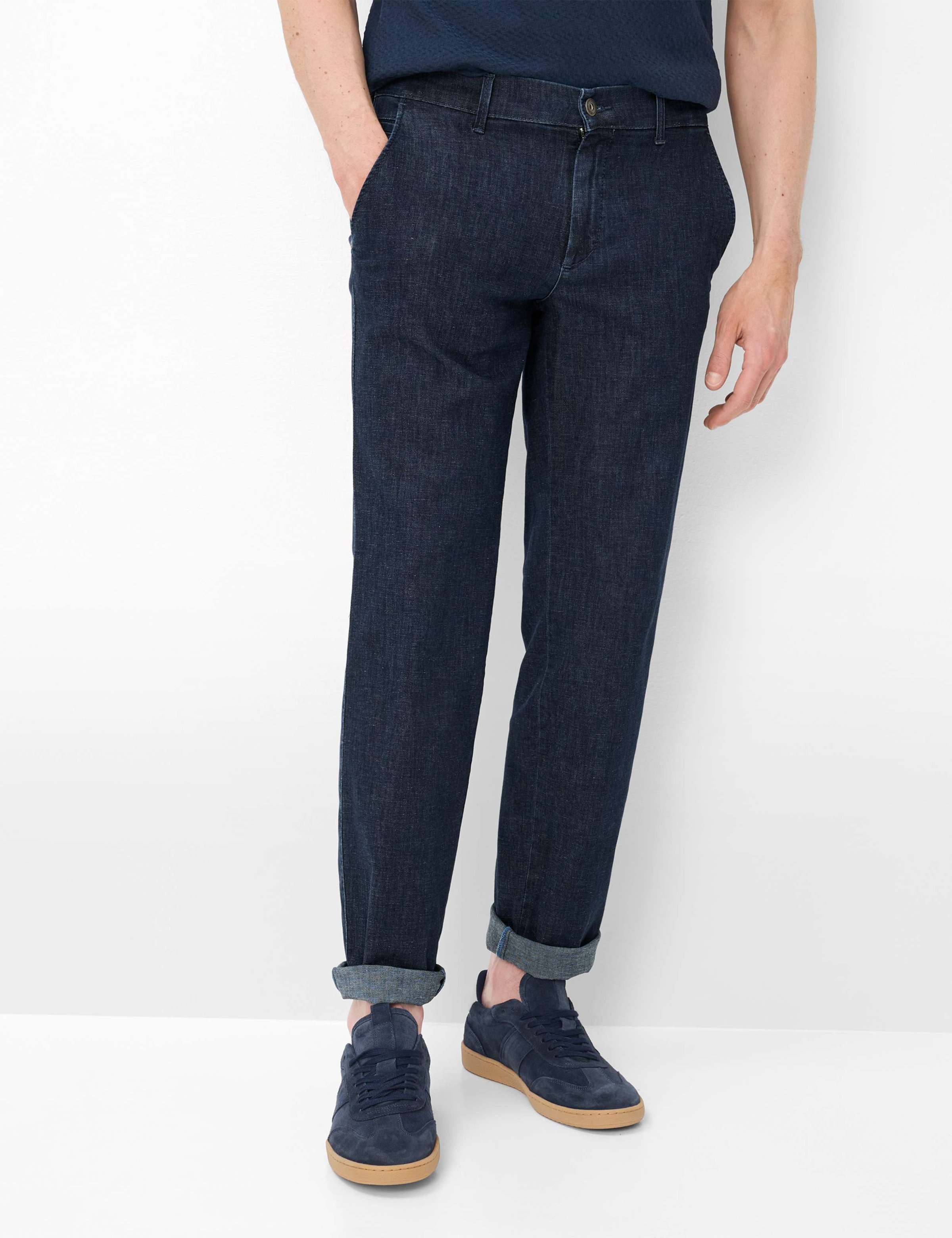 Bequeme Jeans EUREX BY BRAX "Style THILO", Herren, Gr. 24U, Unterbauchgrößen, blau, Denim/Jeans, 85% Baumwolle, 13% Polyester, 2% Elasthan, Jeans