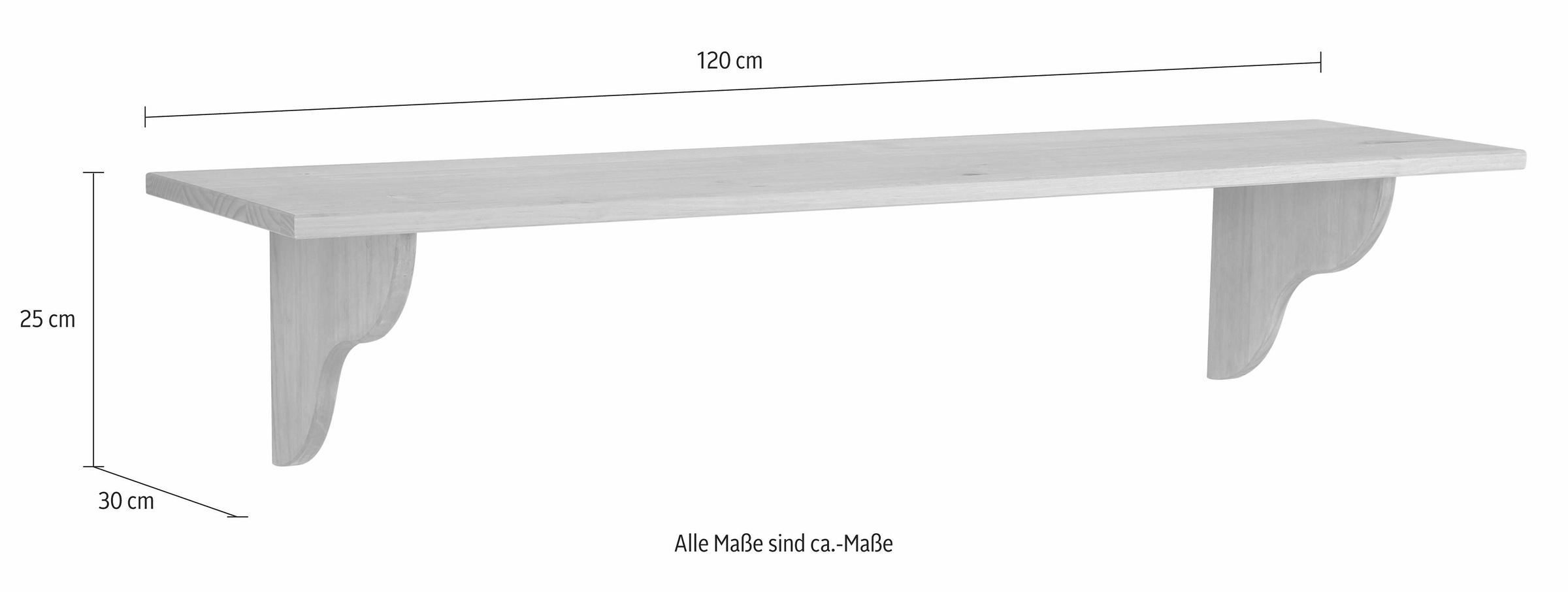 Home affaire Wandboard "Mexico", aus massivem Kiefernholz, in unterschiedli günstig online kaufen