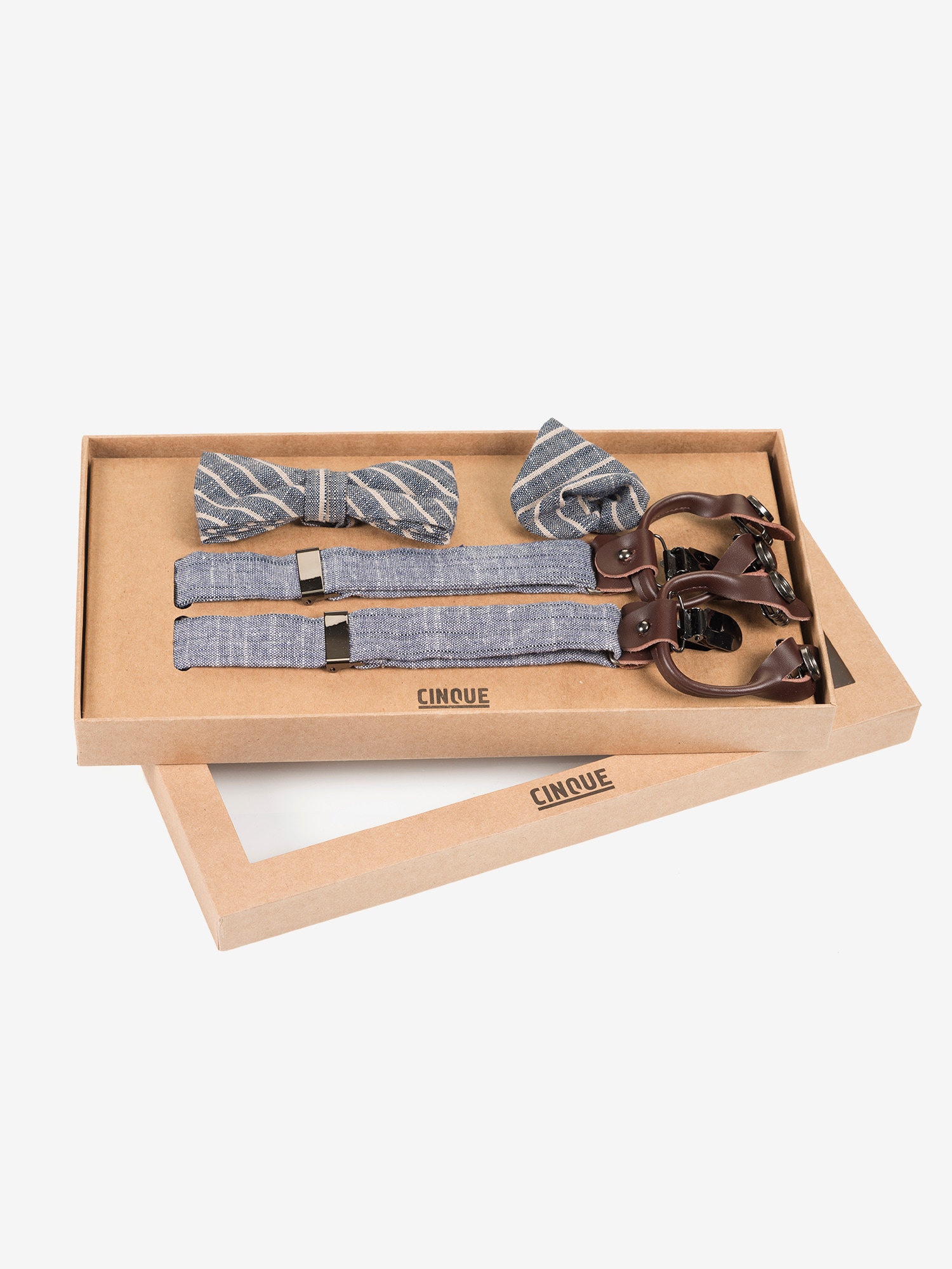 Cinque Hosenträger, (Set), mit Streifen-Muster