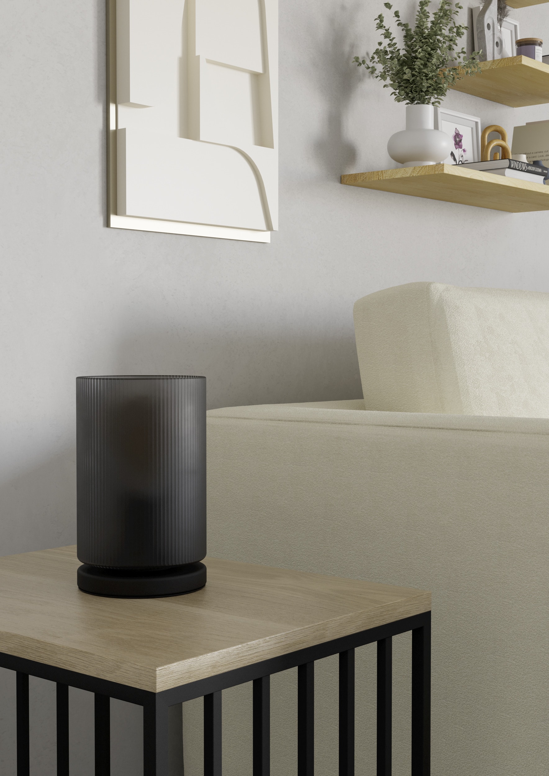 EGLO Tischleuchte »COLOMERA Tischlampe - Stahl - E27 - 1X40W - IP20« E27 1 Stk. Nachttischlampe, Schreibtischleuchte, Leselampe, H19,5 x Ø12 cm