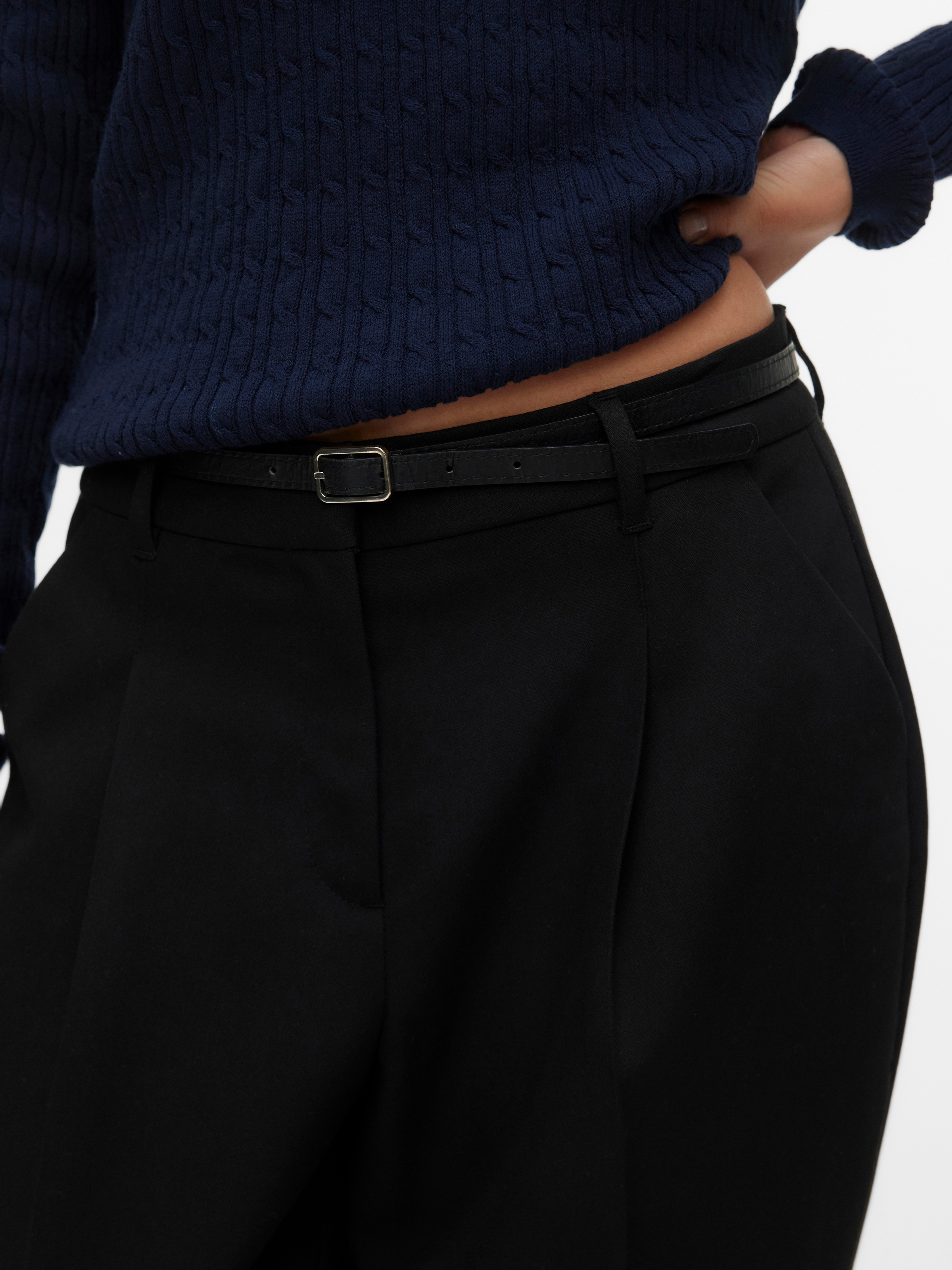 Thumbnail - Vero Moda Anzughose "VMELMA MW BARREL BELT ANKLE PANT NOOS"