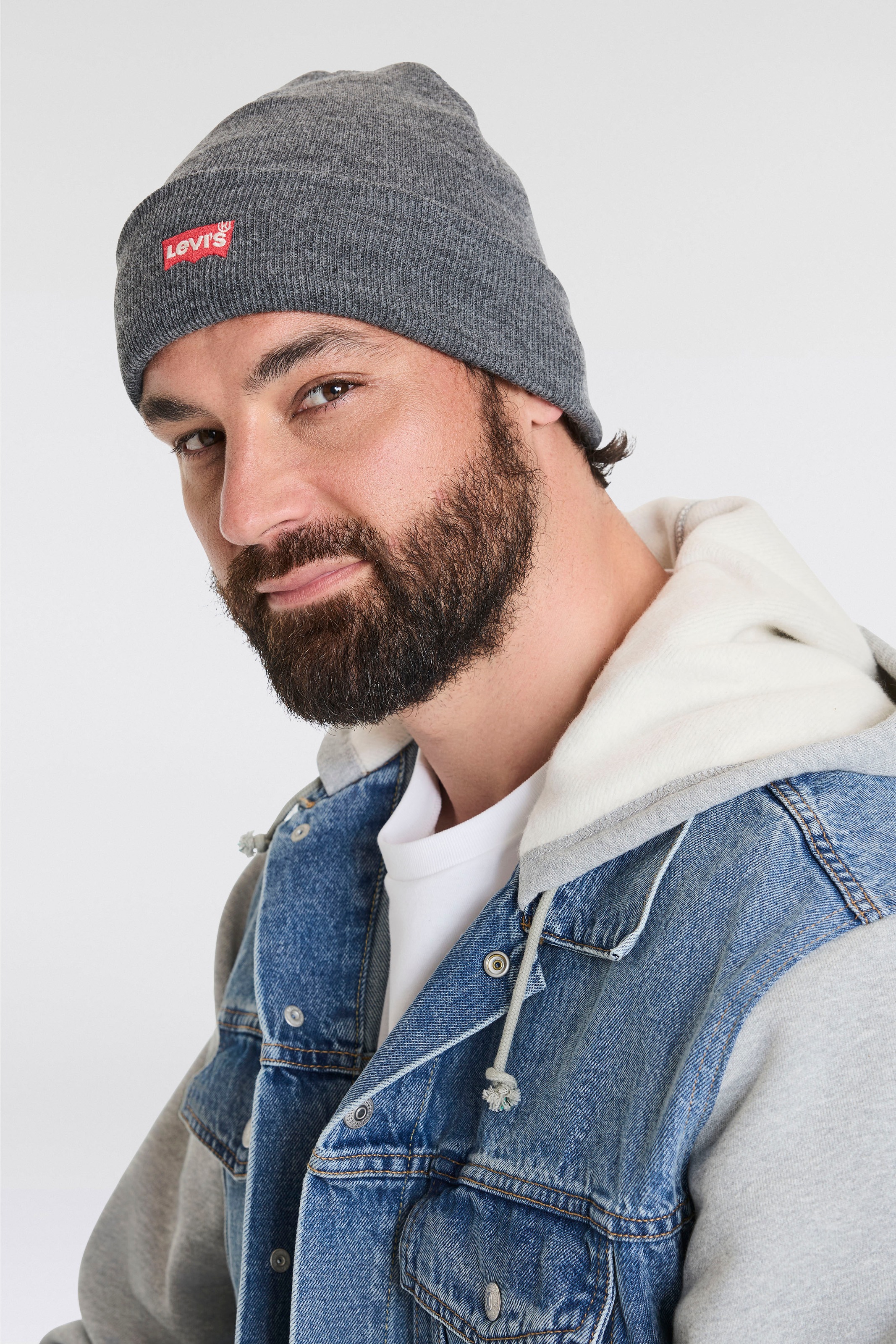 Thumbnail - Levis Beanie "Beanie Red Betwing" 1 Stk.