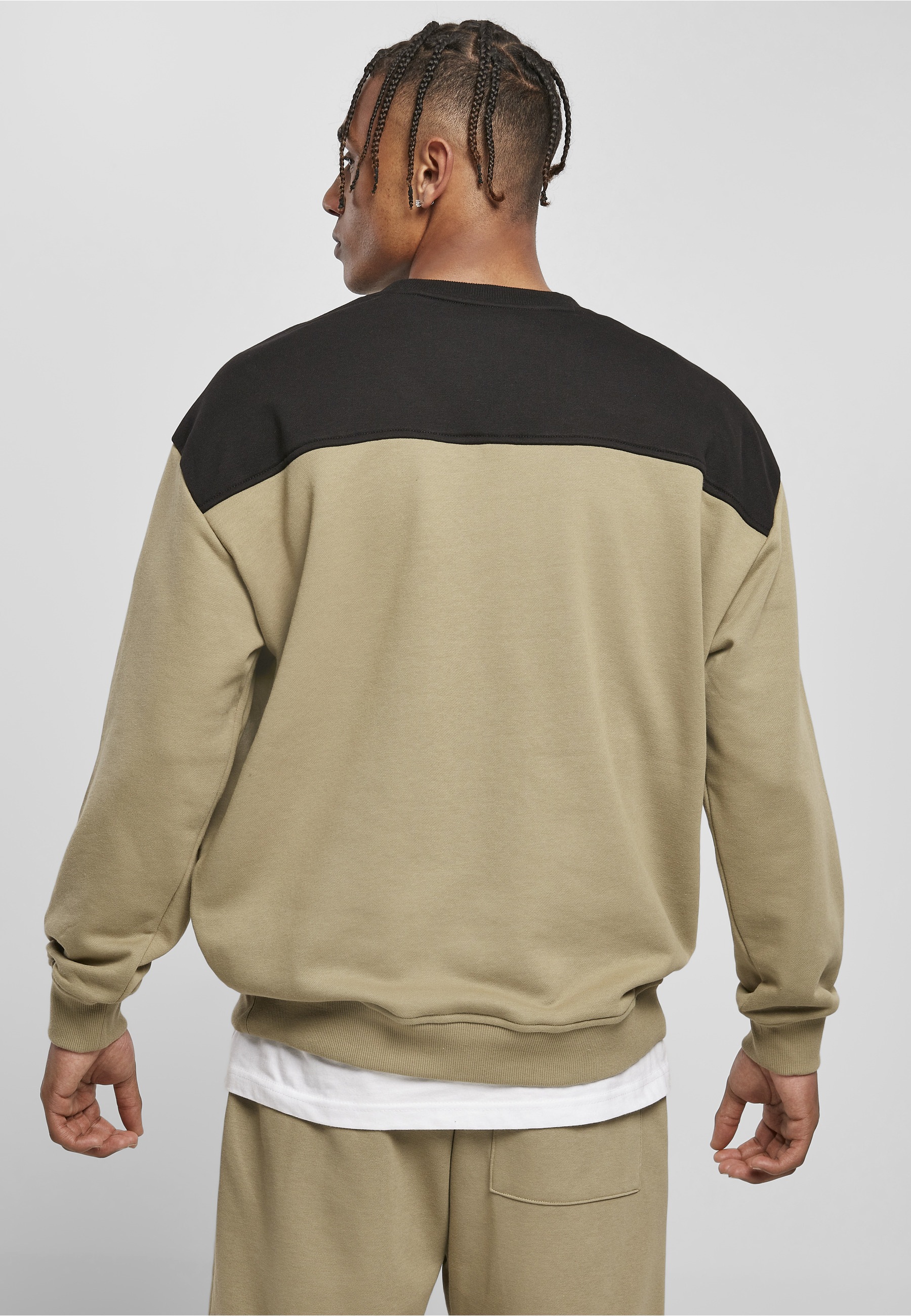 URBAN CLASSICS Sweatshirt »Urban Classics Herren Upper Block Crewneck«, 1
