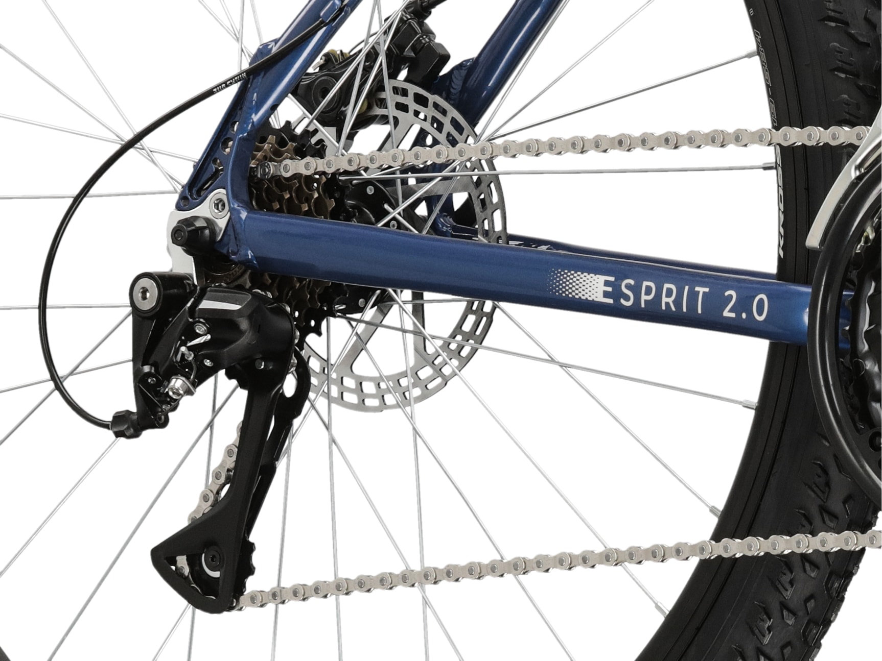 Kross Mountainbike »KROSS Mountainbike Hardtail 27,5" Esprit 2.0 blau 21 Gänge« 21 Gang Shimano ACERA M3020 Schaltwerk Kettenschaltung