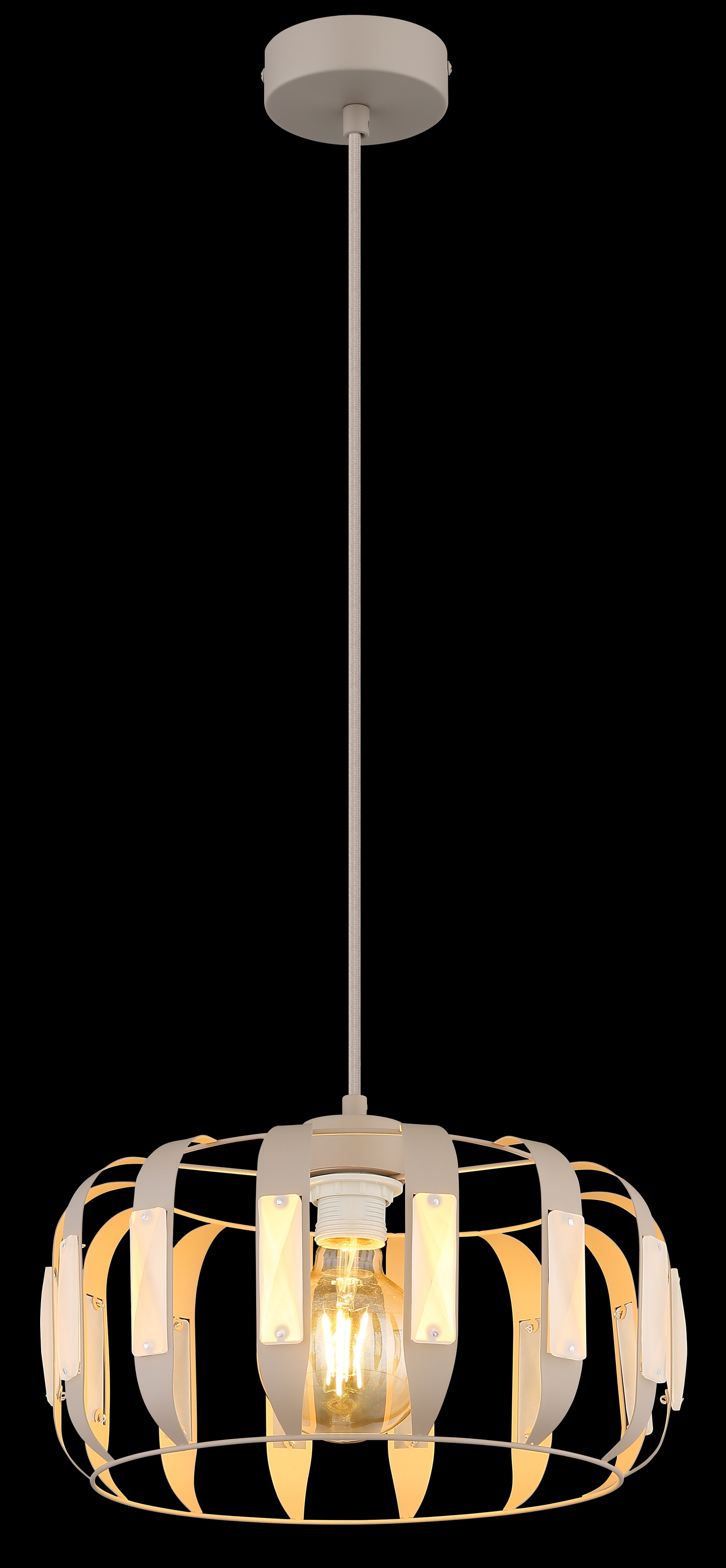 GLOBO LIGHTING Hängeleuchte »ARLEN« E27 1 Stk. Hängeleuchte mit Kristallen, elegant, edel & dekorativ
