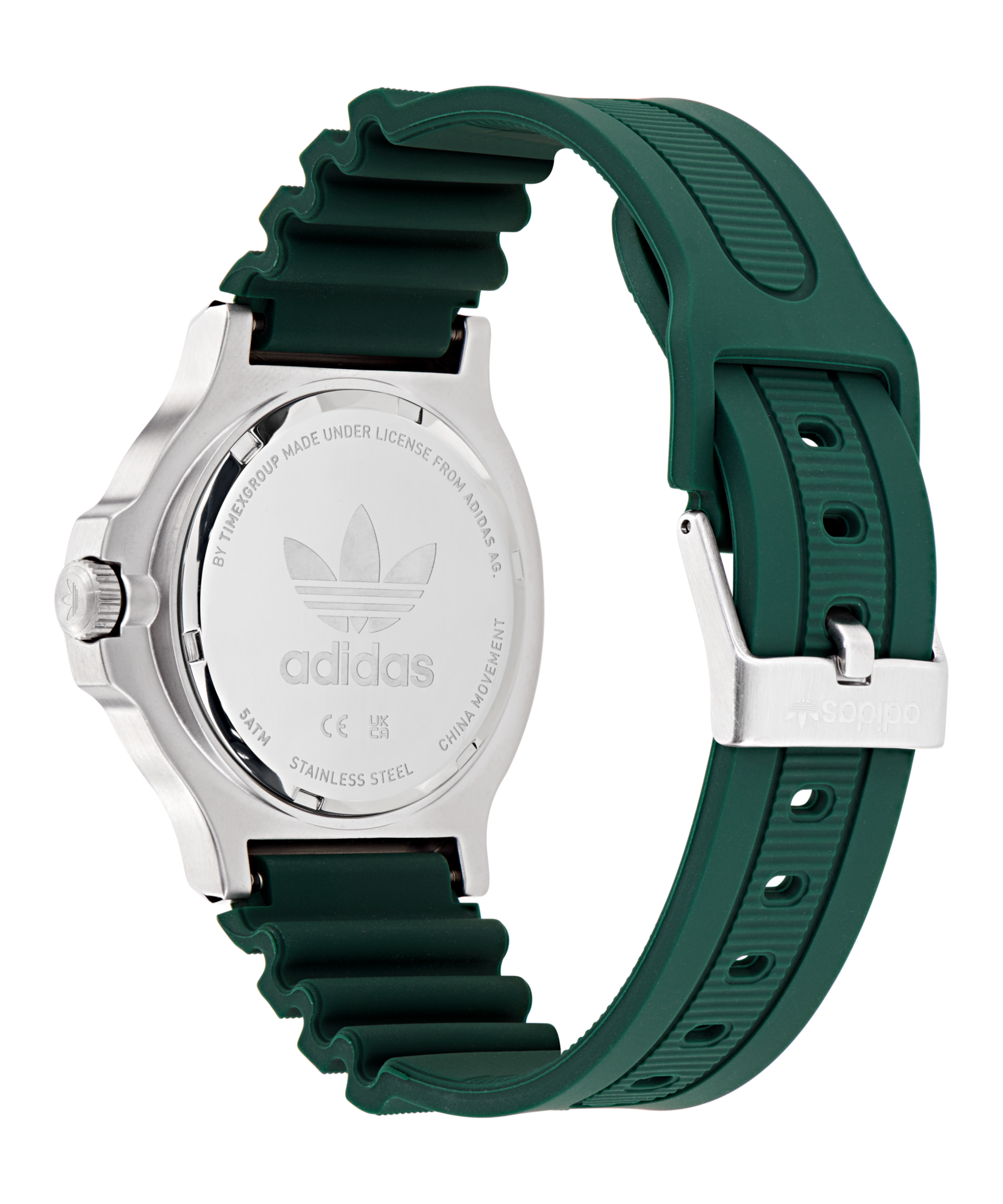 adidas Originals Quarzuhr »EXPRESSION THREE«, Armbanduhr, Herrenuhr, Damenuhr, Silikonarmband, Leuchtzeiger