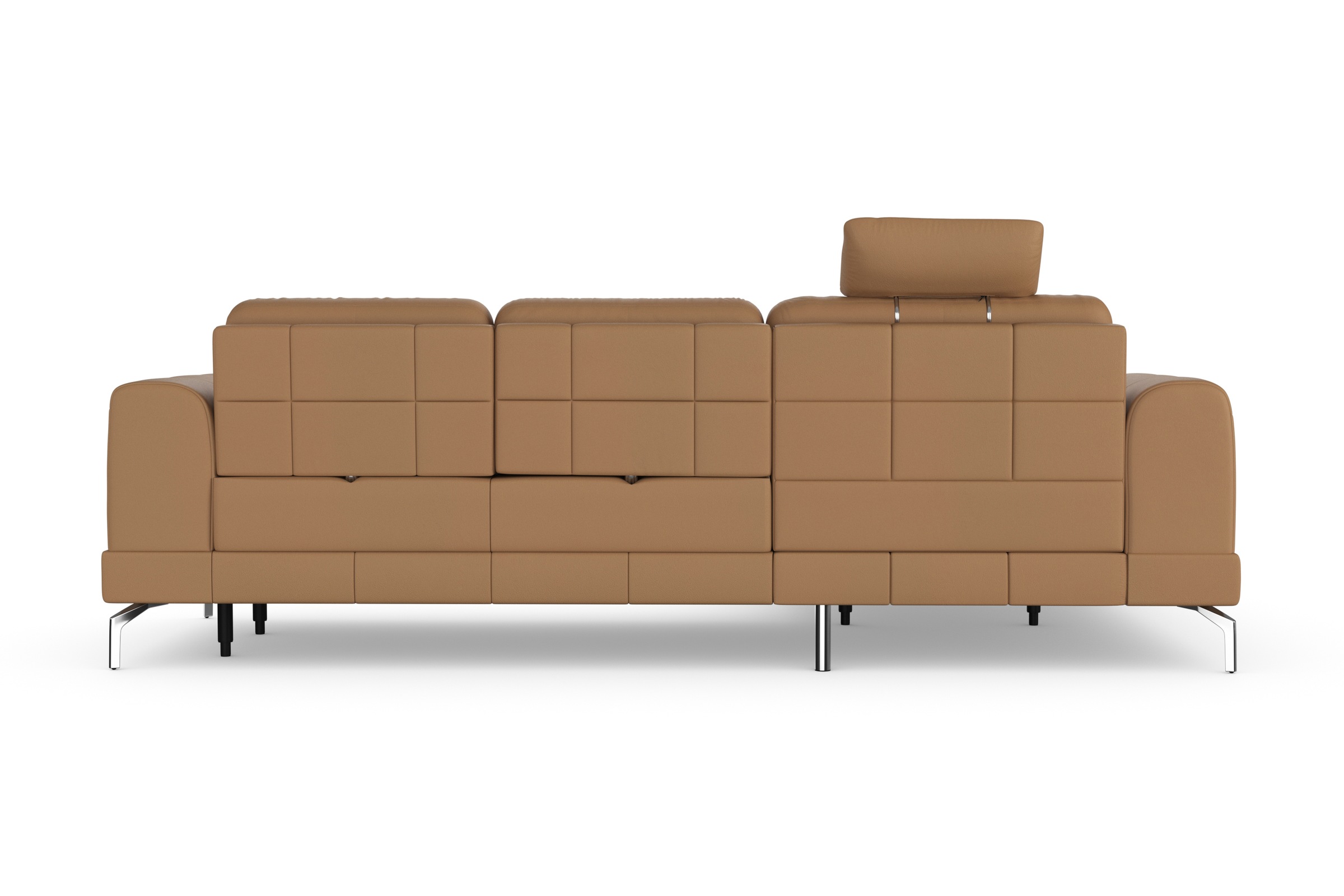 sit&more Ecksofa »Bendigo L-Form«, inklusive Sitztiefenverstellung, Bodenfreiheit 15 cm, 2 Fußfarben