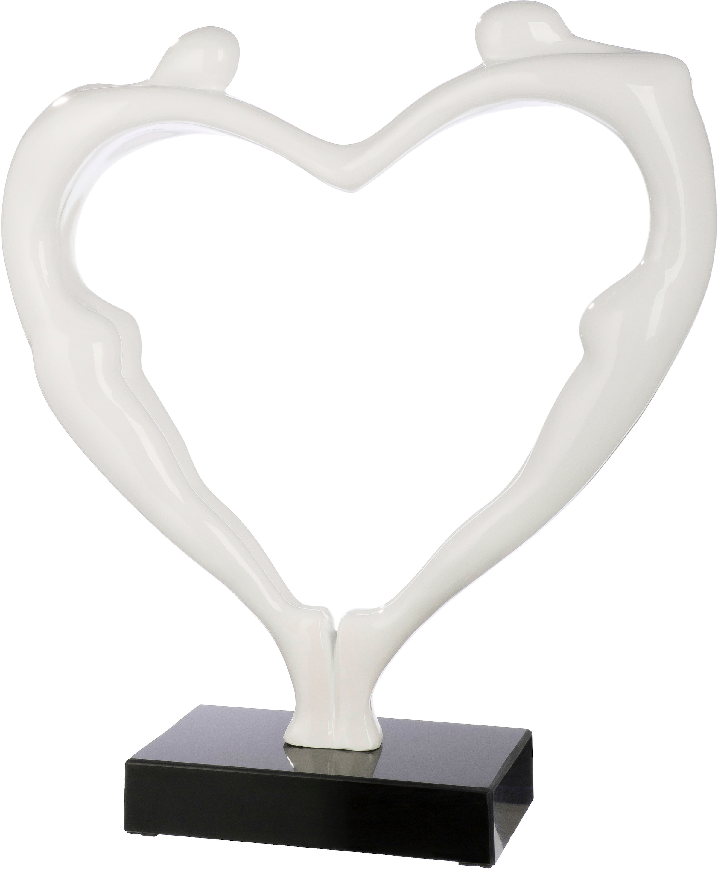 Casablanca by Gilde Dekofigur "Skulptur Herzpaar"
