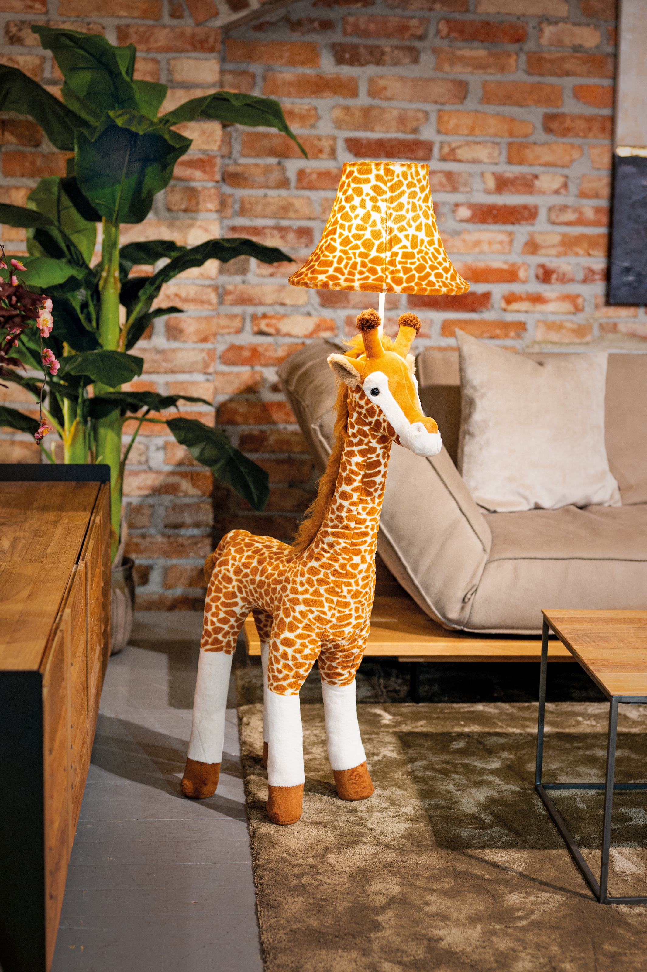 Happy Lamps for smiling eyes LED Stehlampe »Raffi die Giraffe«, 1 flammig, Leuchtmittel GU 5,3 | LED fest integriert, Hochwertig, Einzigartig, Zertifiziert, Nachhaltig