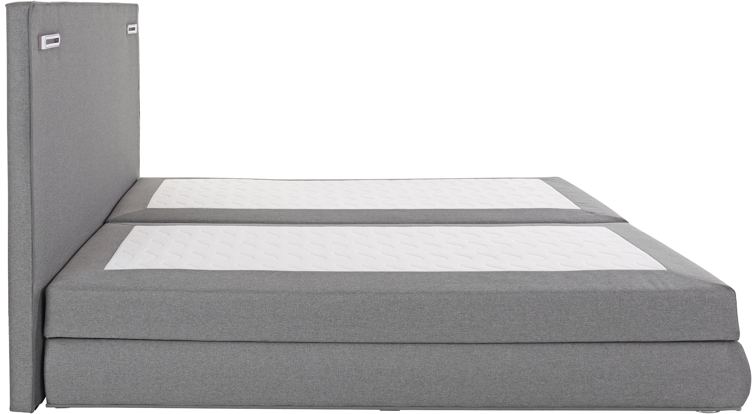 COLLECTION AB »NINONI, Stauraumbett mit Bettkasten & TTFK-Matratze« inkl. Topper, wahlweise mit LED-Beleuchtung, 180/200 cm x 200 cm