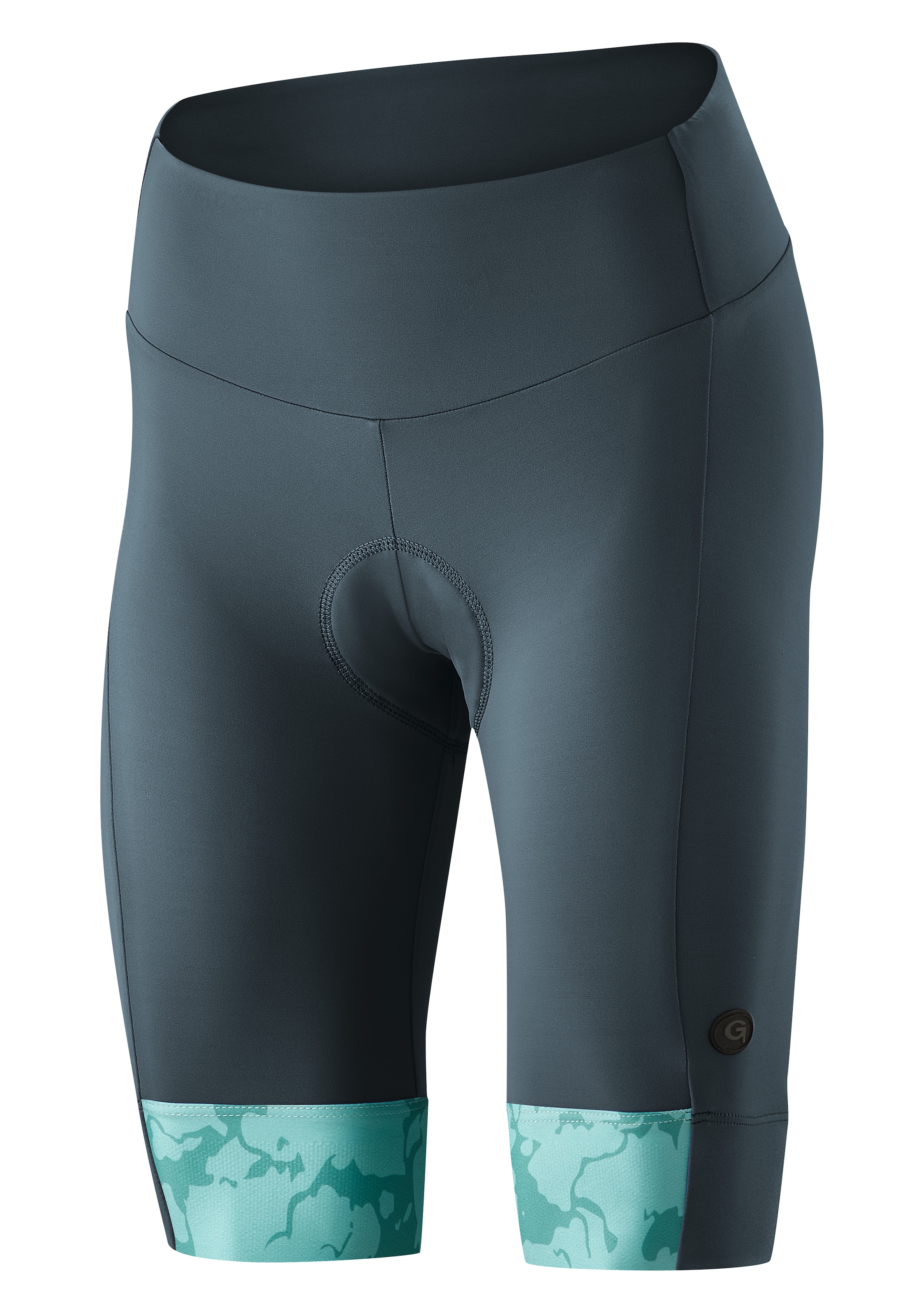 Gonso Fahrradhose »Essential Shorts Kit W«, Damen Radhose mit Sitzpolster, Radlerhose mit Komfortbund, Tight Fit