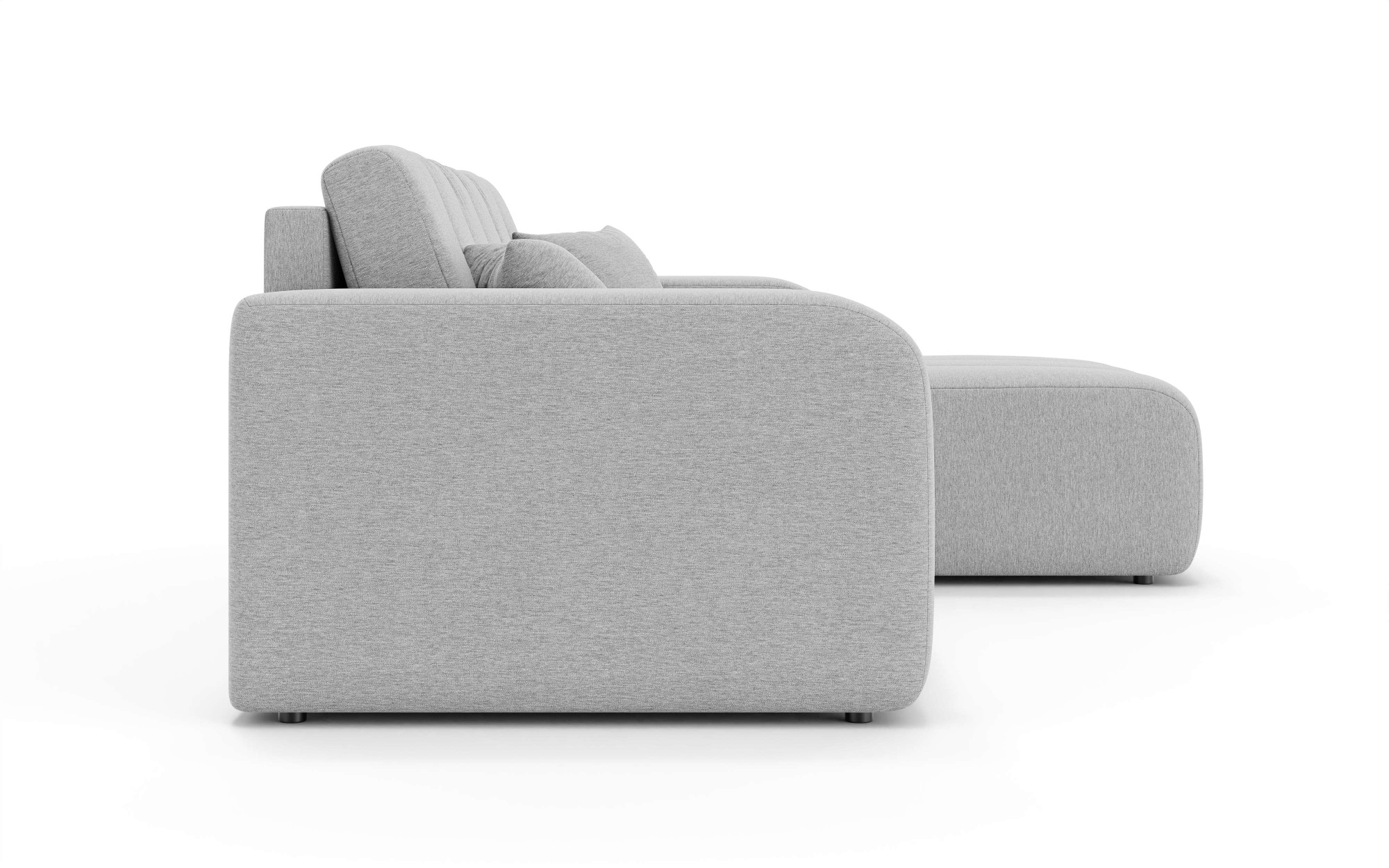 INOSIGN Ecksofa »CASSY L-Form, Schlafsofa mit Bettkasten, Maße B/T/H: 245/165/88 cm«, mit 2 Rückenkissen, Recamiere rechts oder links bestellbar