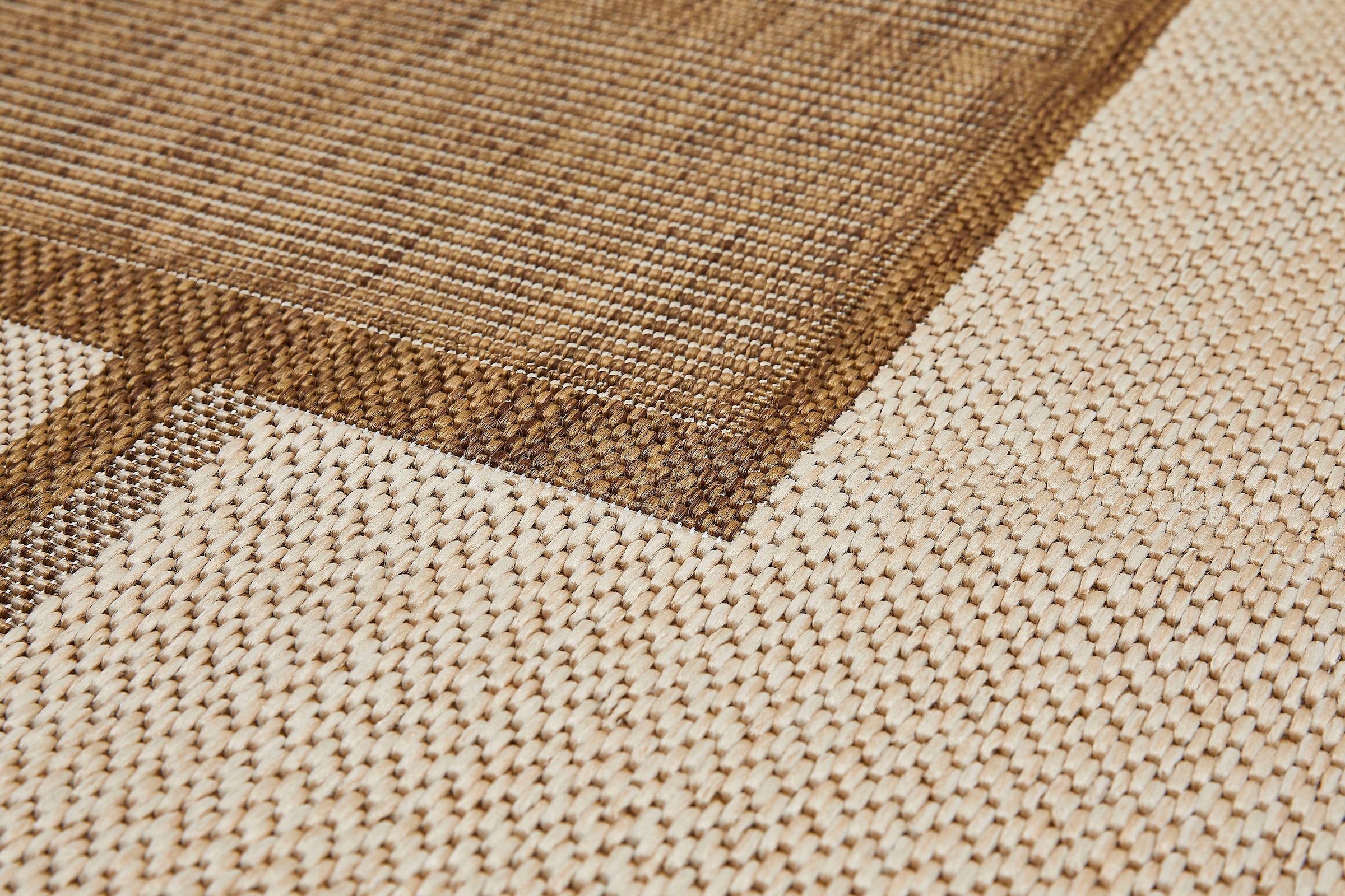 Andiamo Teppich »New Orleans 2«, rechteckig, 5 mm Höhe, Flachgewebe, mit Bordüre, In- und Outdoor geeignet, Wohnzimmer