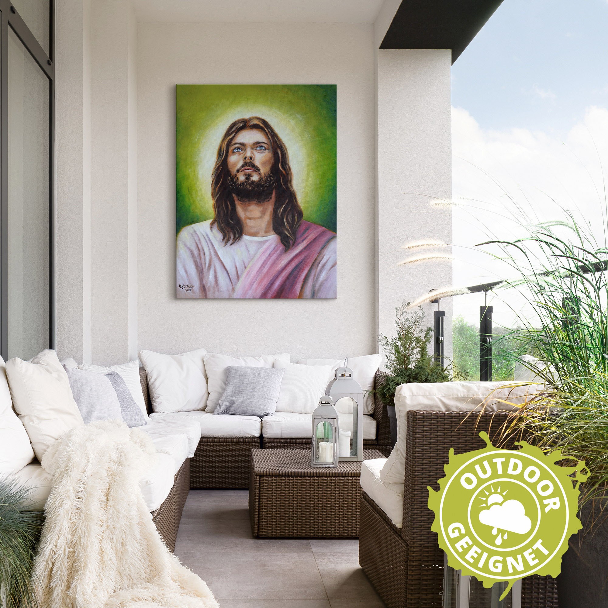 Artland Wandbild »Jesus Christus Porträt«, Christliche Bilder, (1 St.), als Leinwandbild, Poster in verschied. Größen