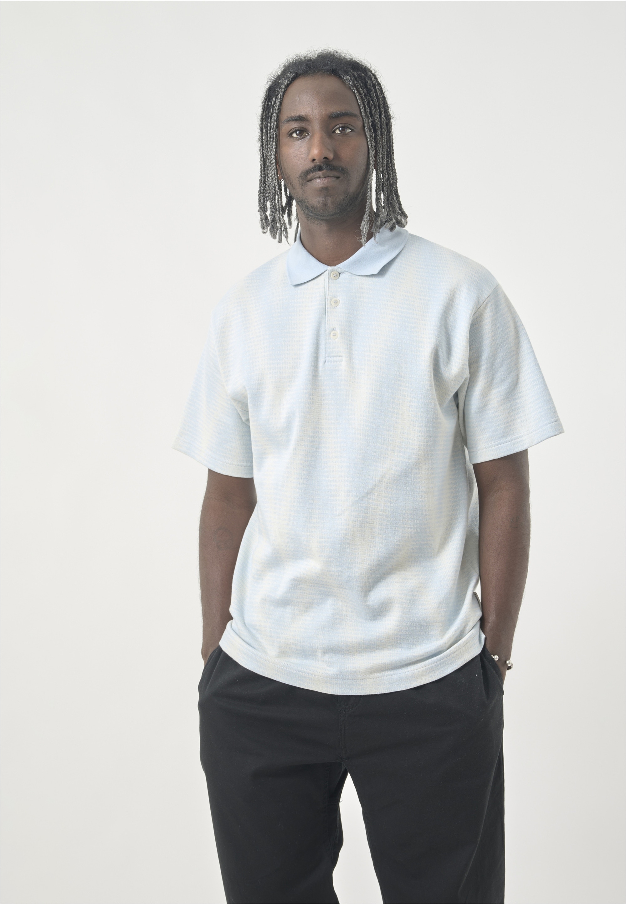 Cleptomanicx Poloshirt "Ziggy", mit dezentem Allover-Print günstig online kaufen
