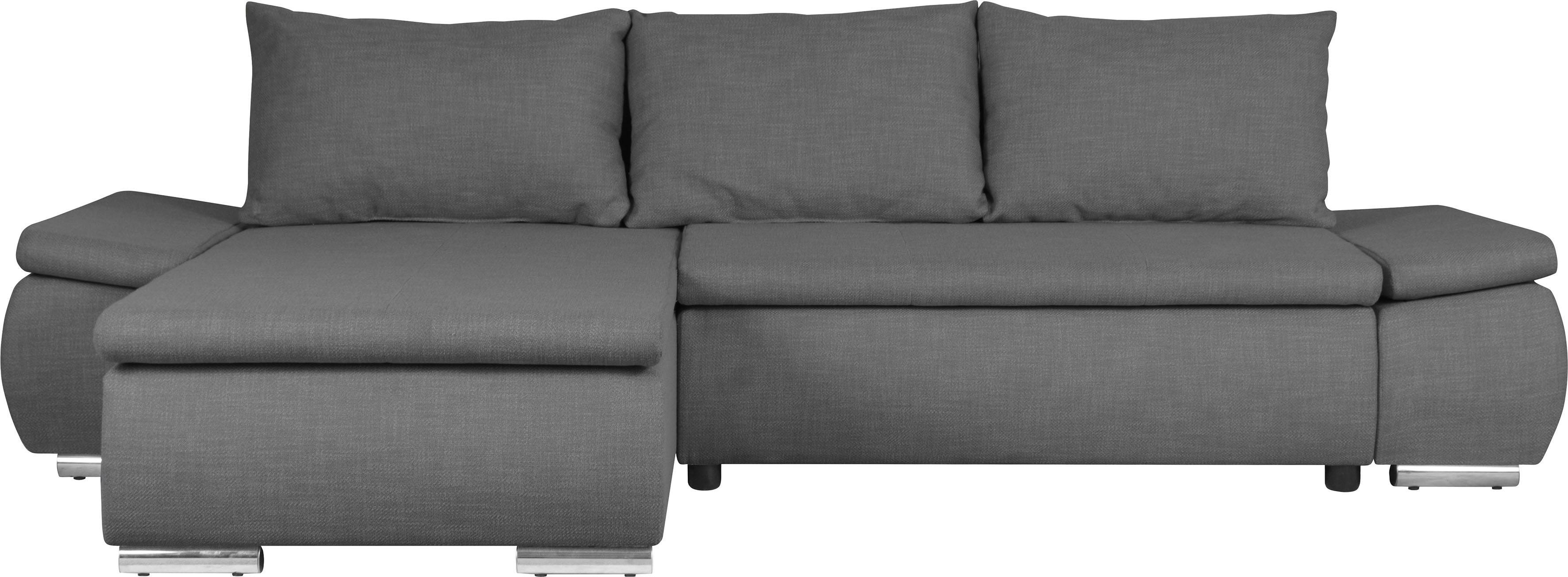 Thumbnail - Home affaire Ecksofa "Acra L-Form", mit Bettfunktion und Bettkasten, in Mattenoptik