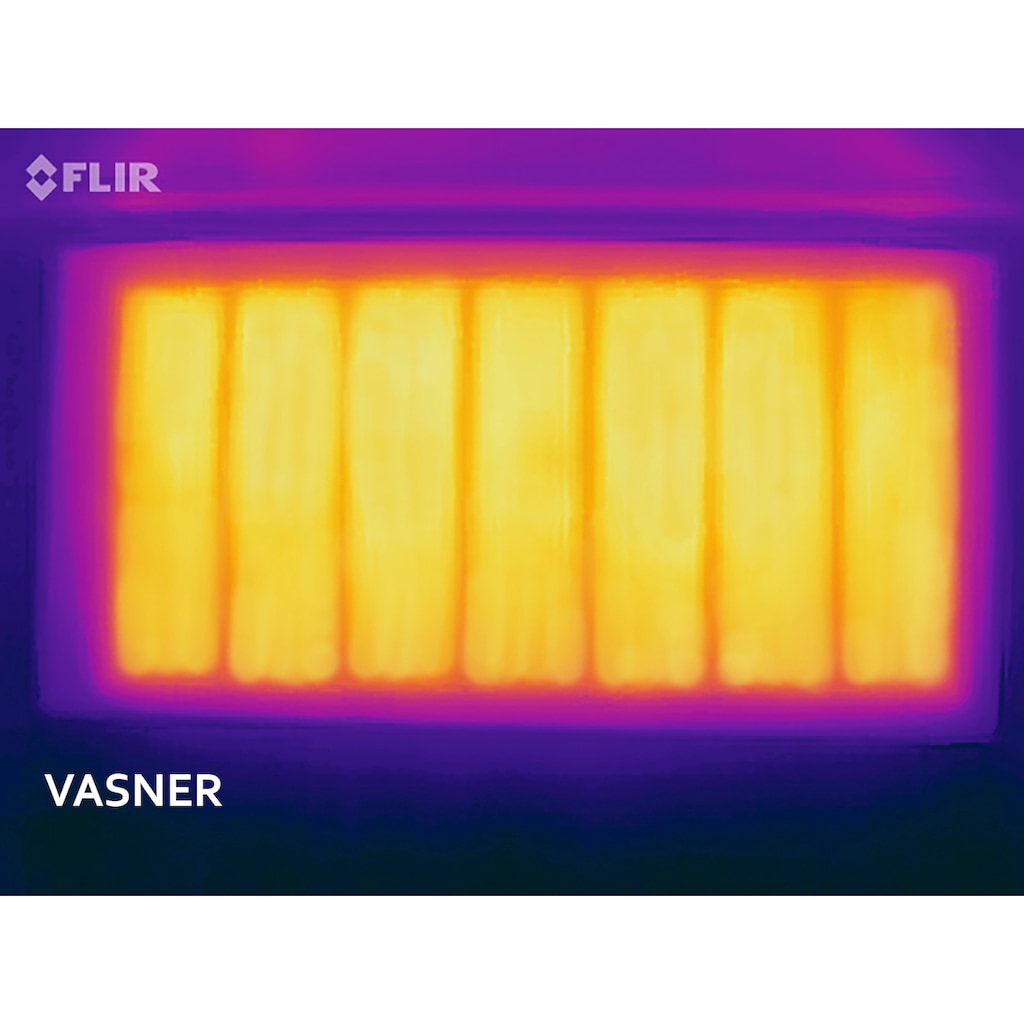 Vasner Infrarotheizung »Zipris S LED«, Glas/Chrom, 600 W, 60x110 cm