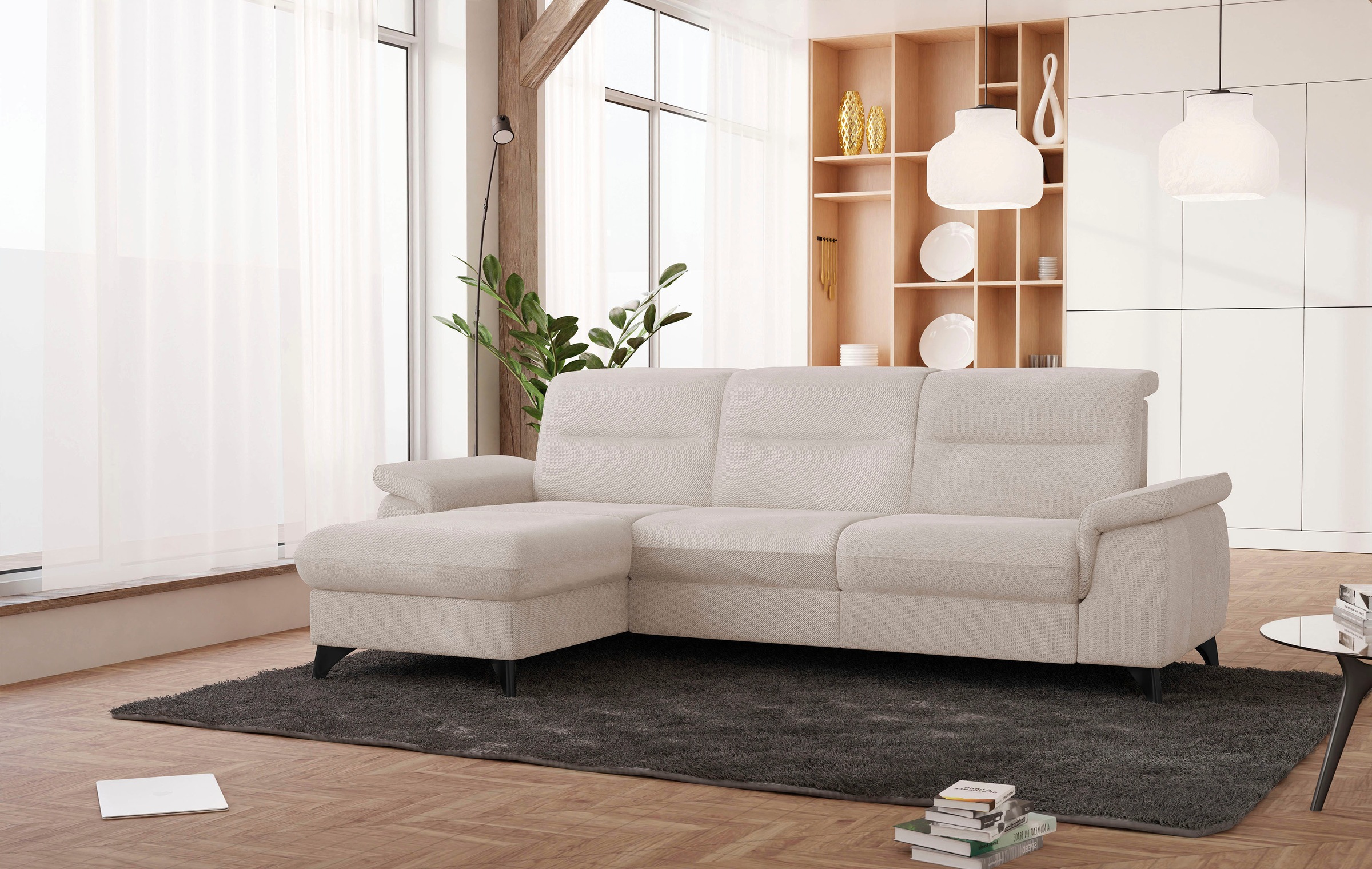 sit&more Ecksofa "Astoria L-Form", wahlweise mit motorischer Relaxfunktion günstig online kaufen