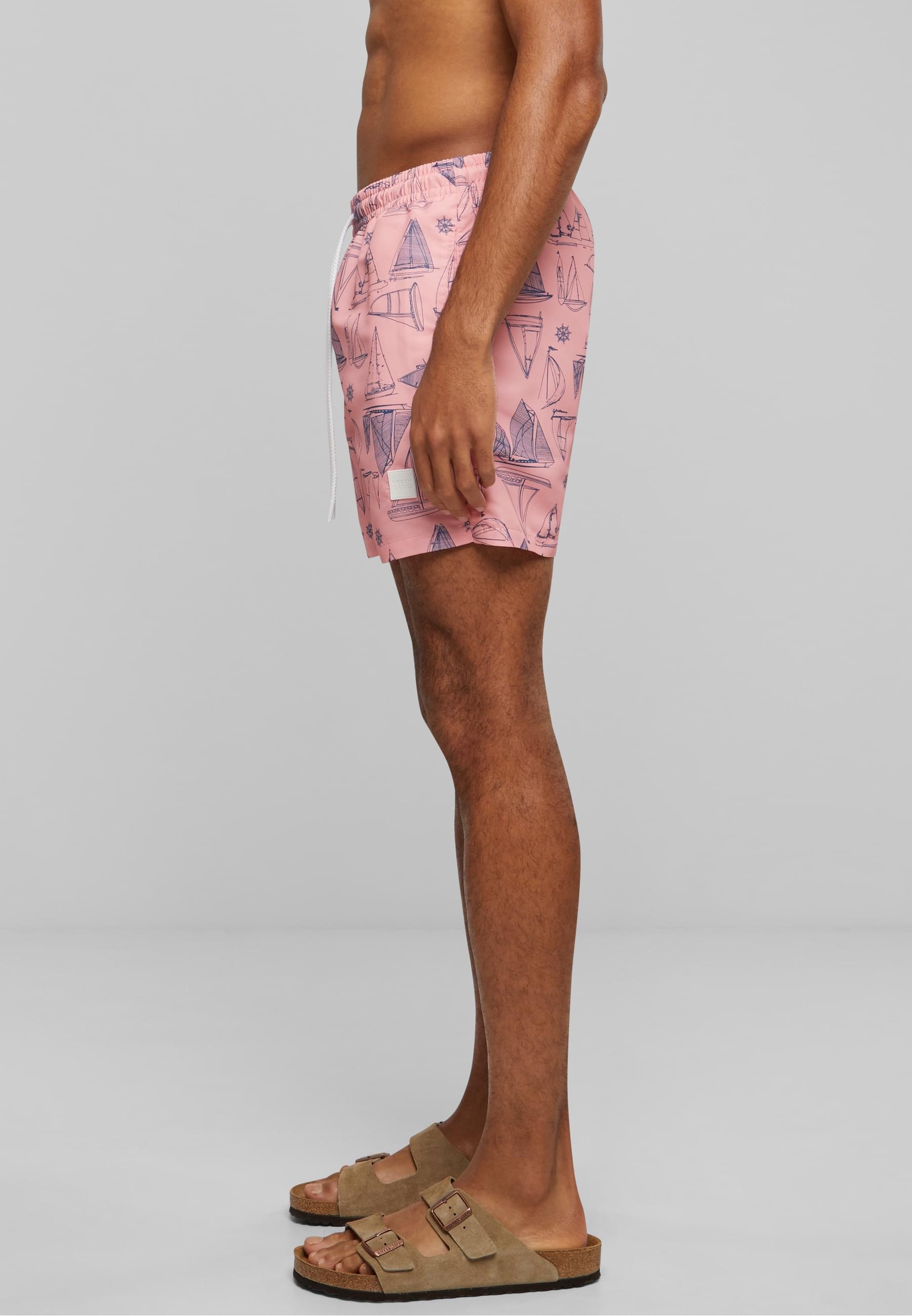 URBAN CLASSICS Badeshorts »Urban Classics Herren Pattern Swim Shorts«