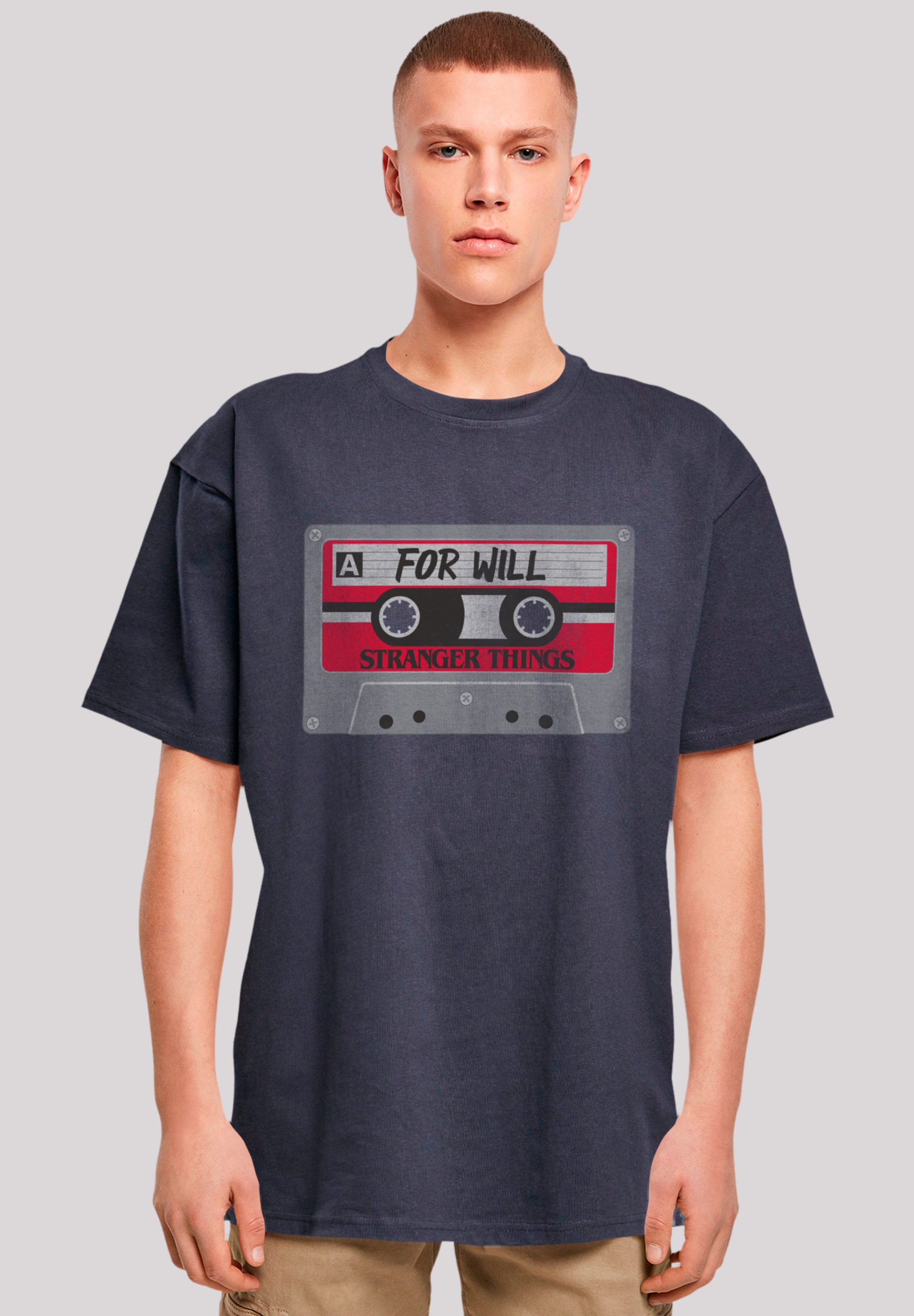 F4NT4STIC T-Shirt »Stranger Things Cassette For Will«, Premium Qualität