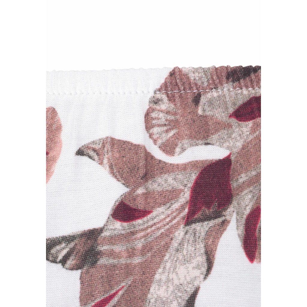 LASCANA Strandshirt, mit floralem Print