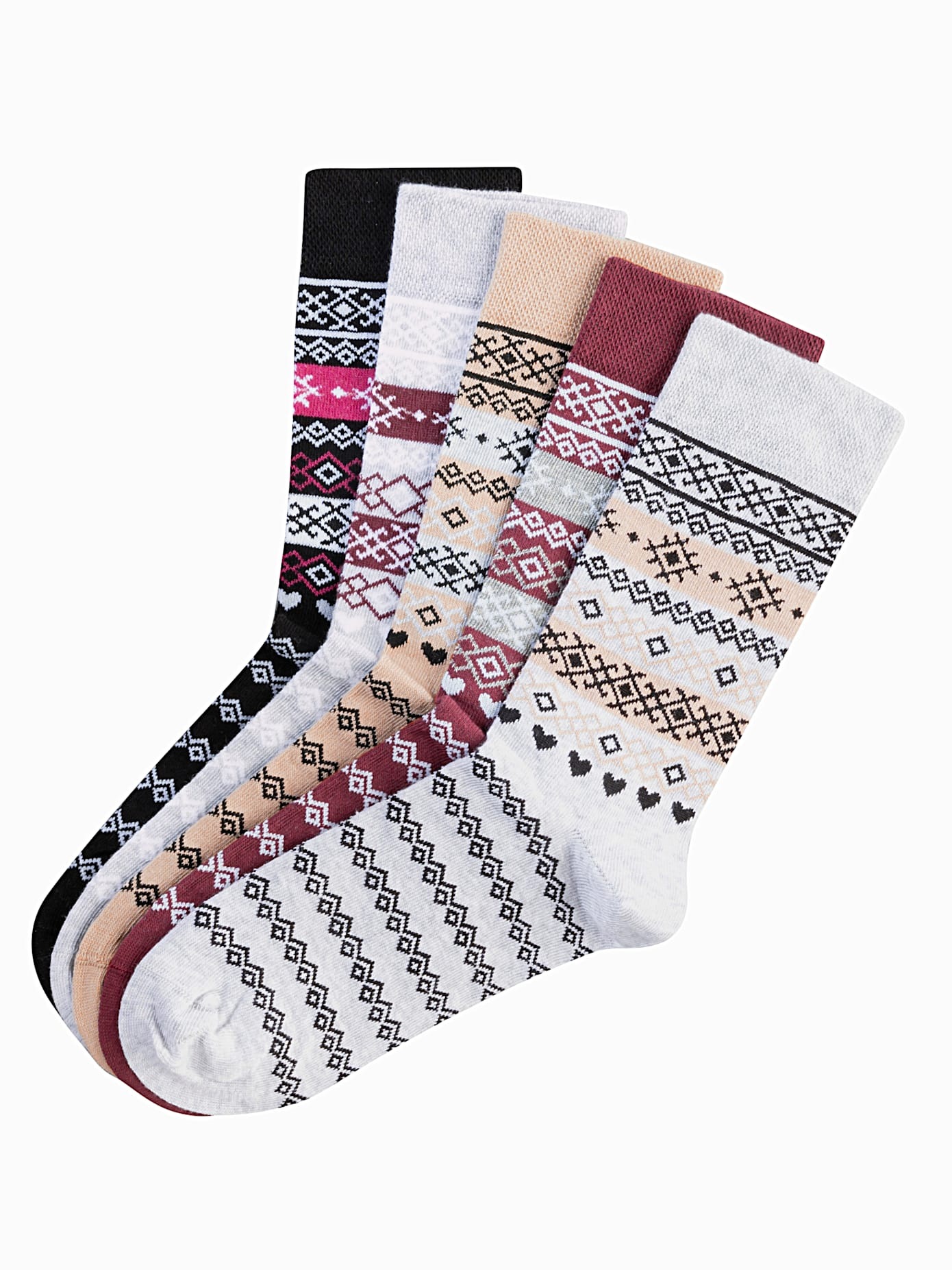 wäschepur Socken 5 Paar tlg.