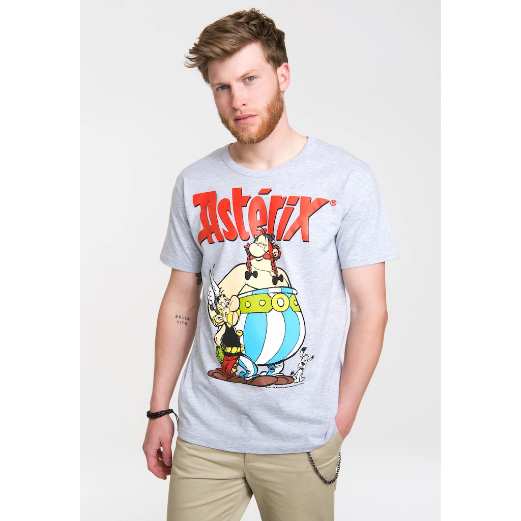 LOGOSHIRT T-Shirt »Asterix & Obelix« mit coolem Retro-Print