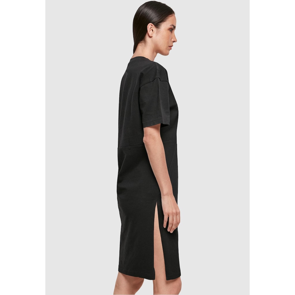 Merchcode Shirtkleid »Merchcode Damen Ladies Paris X Organic Oversized Slit Tee Dress«, (1 tlg.)