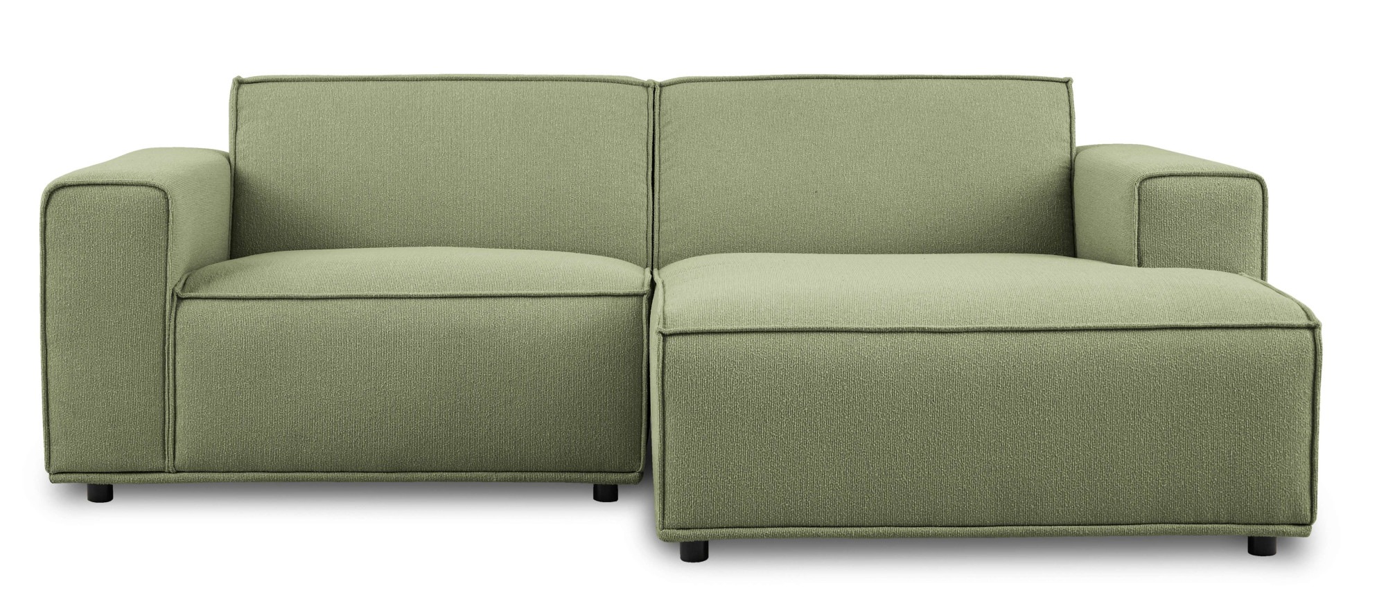 Home affaire Ecksofa "Avelin, 228 cm, L-Form, Chenille, Struktur-Boucle", m günstig online kaufen