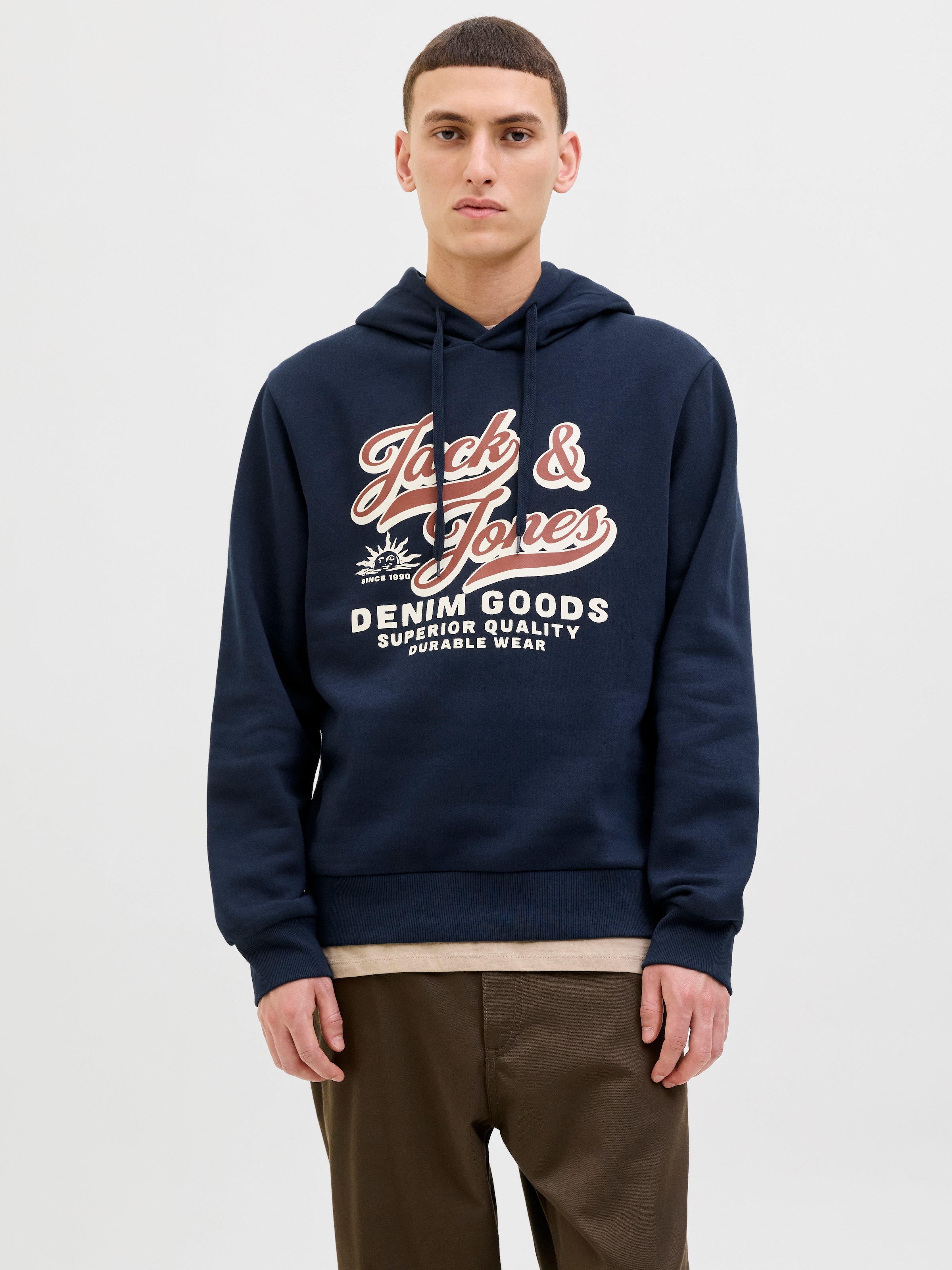 Jack & Jones Sweat à Capuche Logo 2 Col Sky Captain S Homme 2