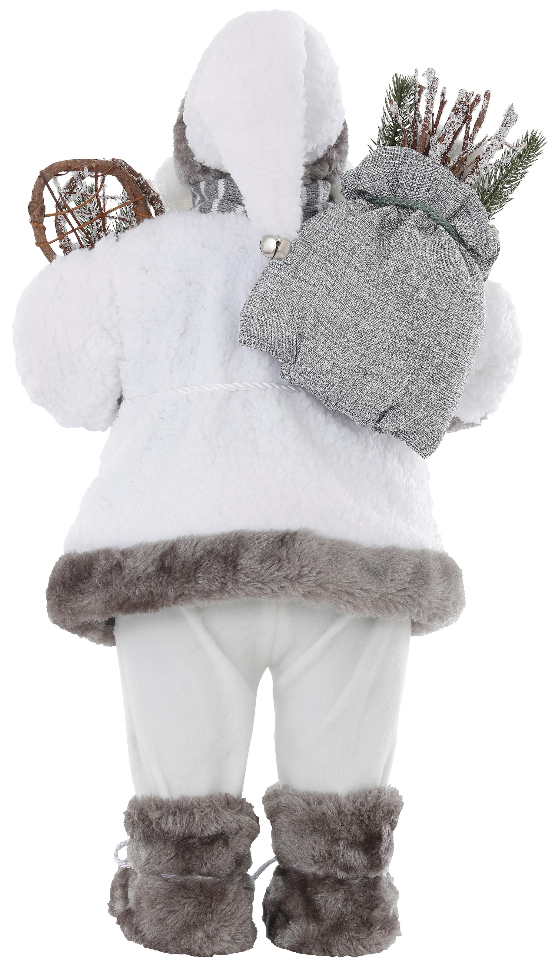 HOSSNER - HOMECOLLECTION Weihnachtsmann »Santa BAUR Weihnachtsdeko Mantel bestellen Laterne«, mit weißem und 