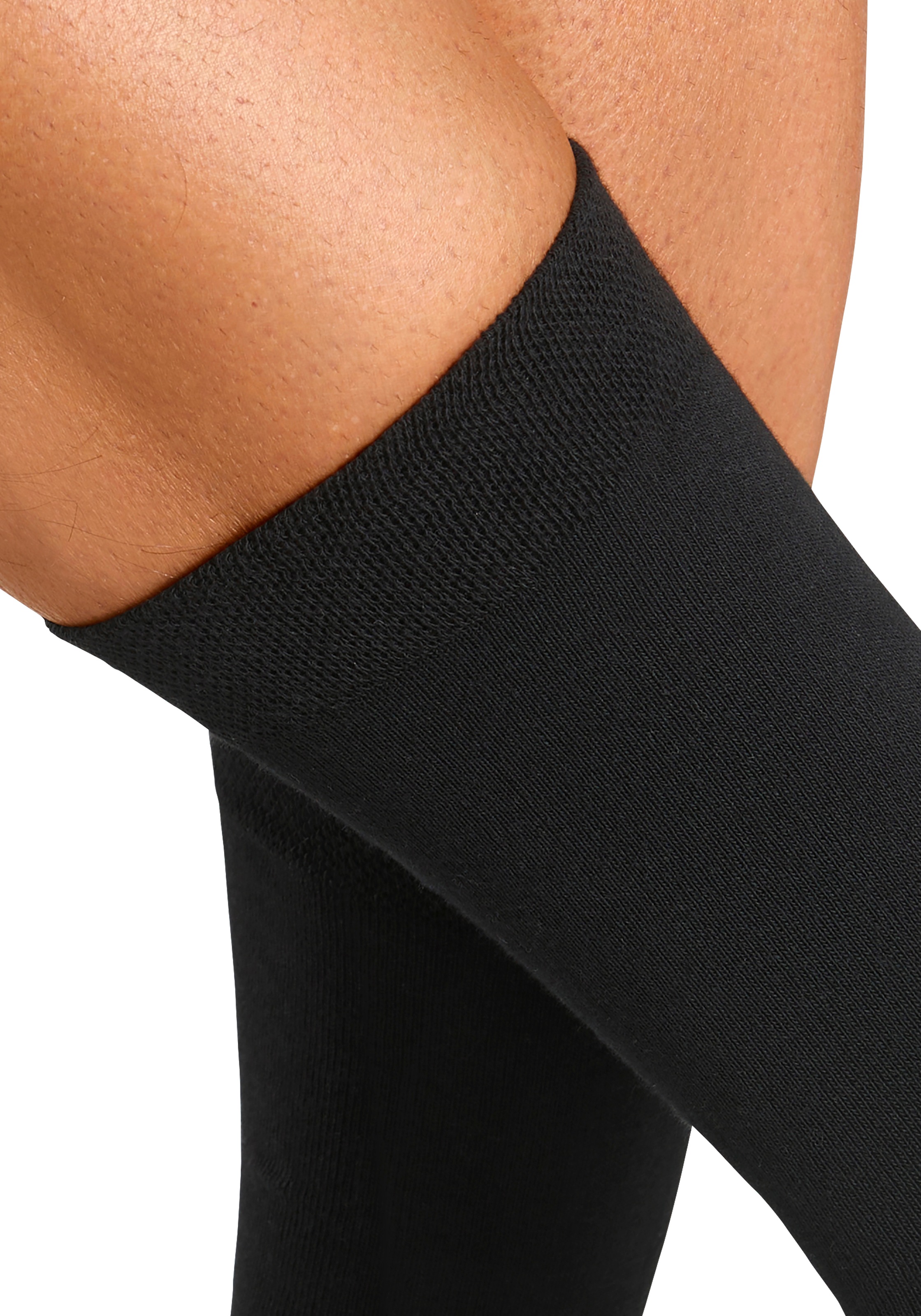 John Devin Businesssocken, (Packung, 3 Paar), mit längerer Schaftlänge, verpackt in einer Box