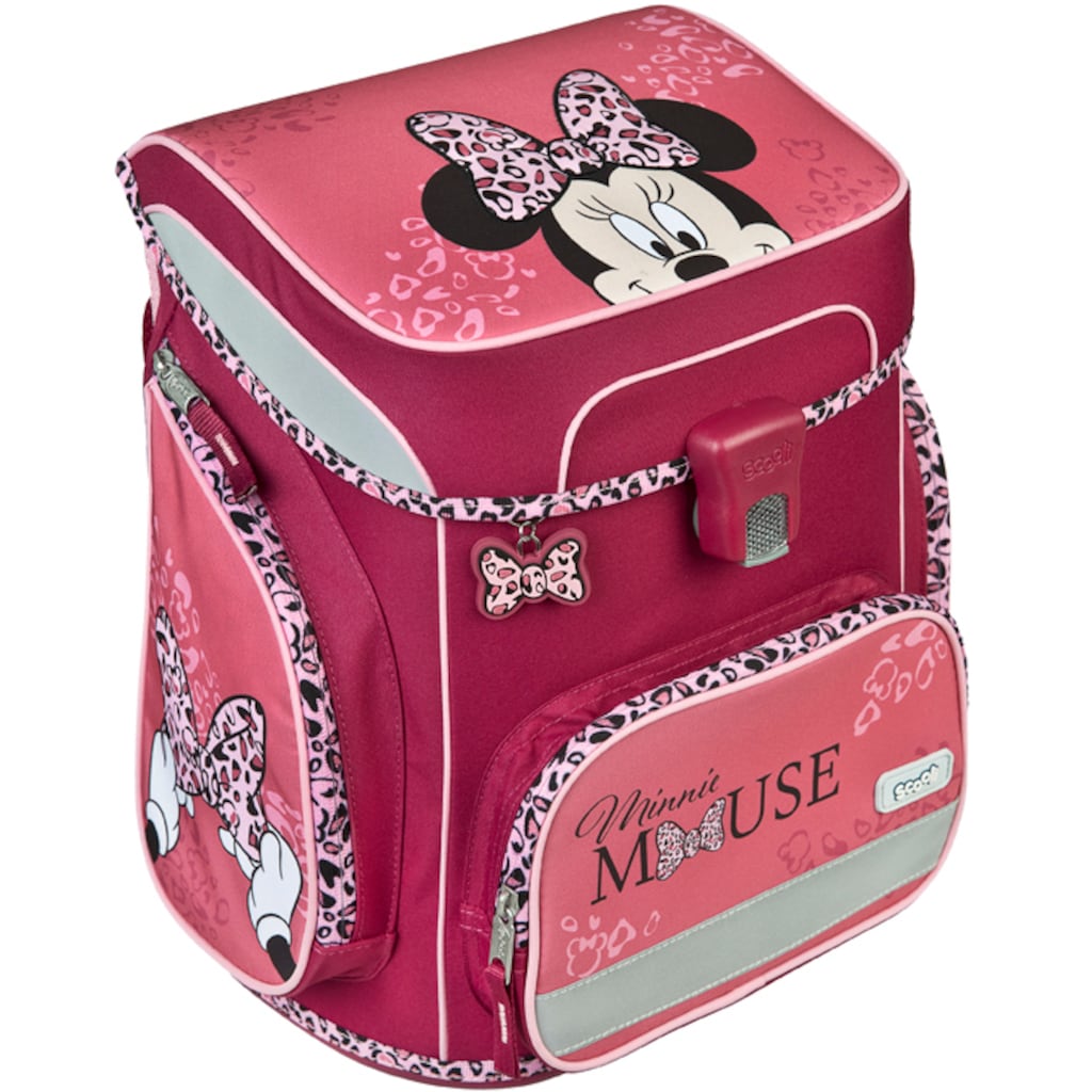 Scooli Schulranzen »EasyFit, Minnie Mouse Happy Girl, Pink«, Reflektoren