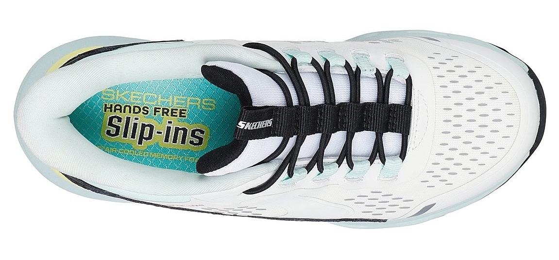 Skechers Slip-On Sneaker »GLIDE-STEP«, Trainingsschuh mit Slip-ins, Größenschablone zum Download