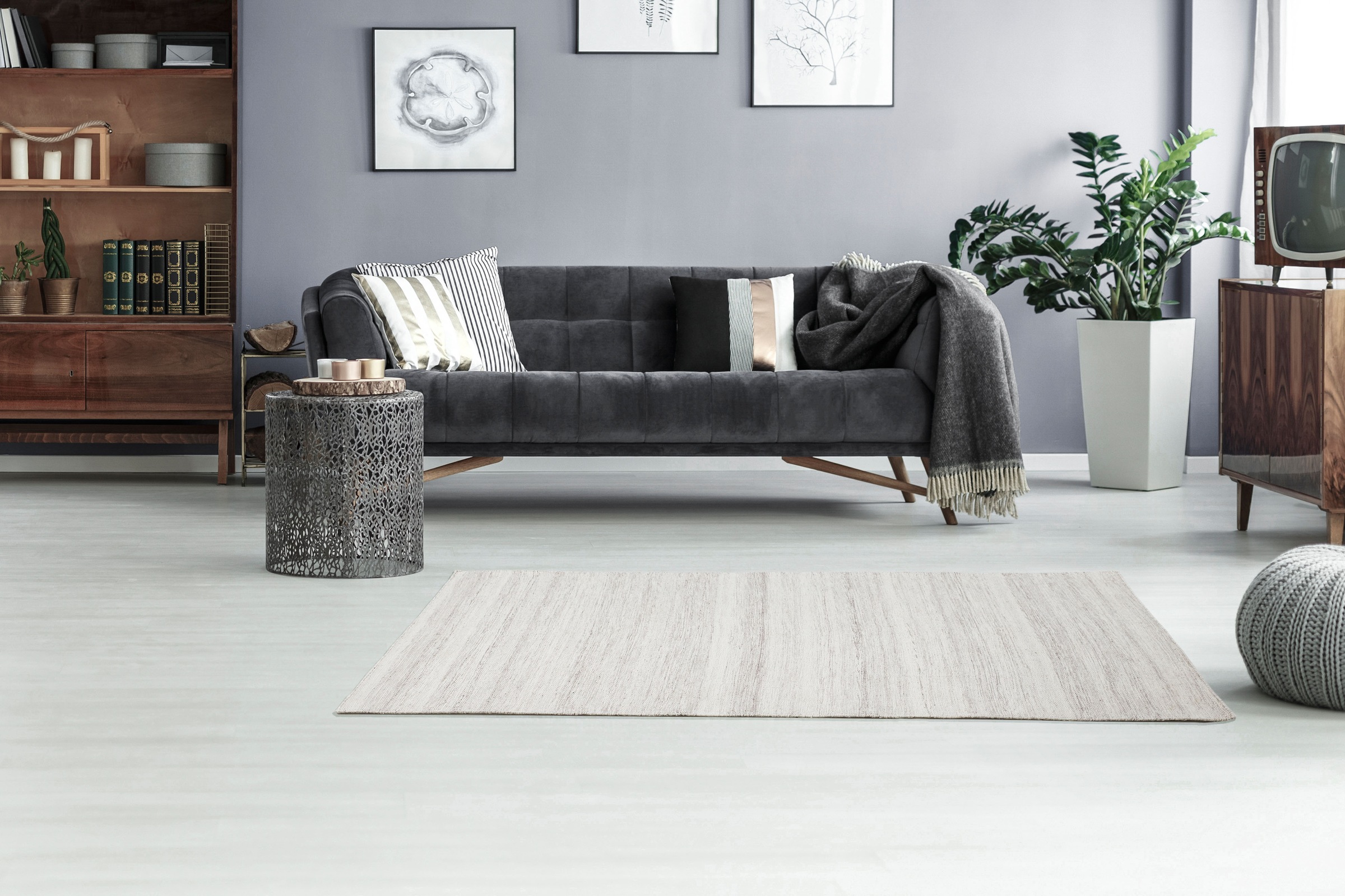 LUXOR living Teppich »Bodo«, rechteckig, 15 mm Höhe, meliert, In- und Outdoor geeignet, Wohnzimmer