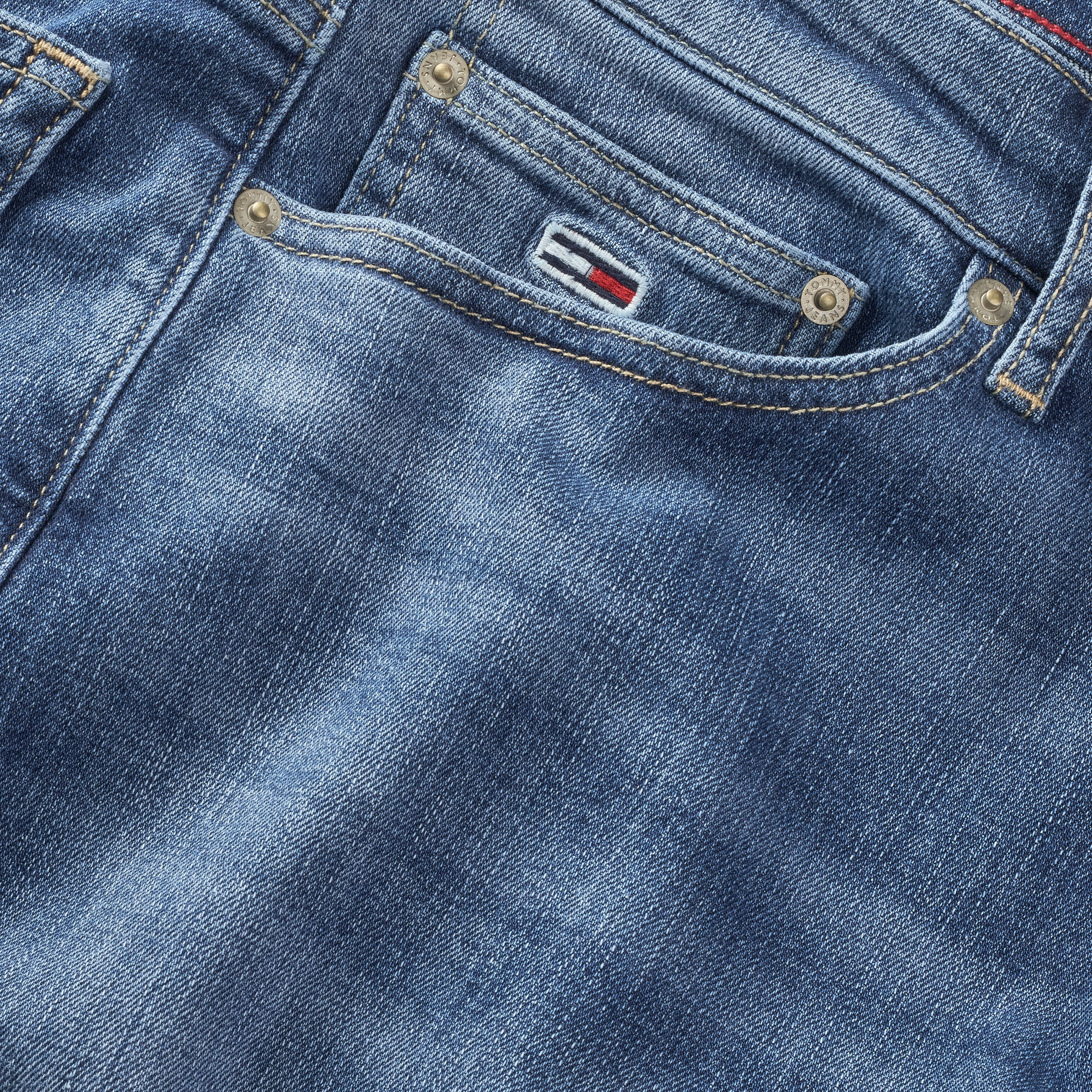 Tommy Jeans Slim-fit-Jeans »SCANTON SLIM«, mit Logoprägung