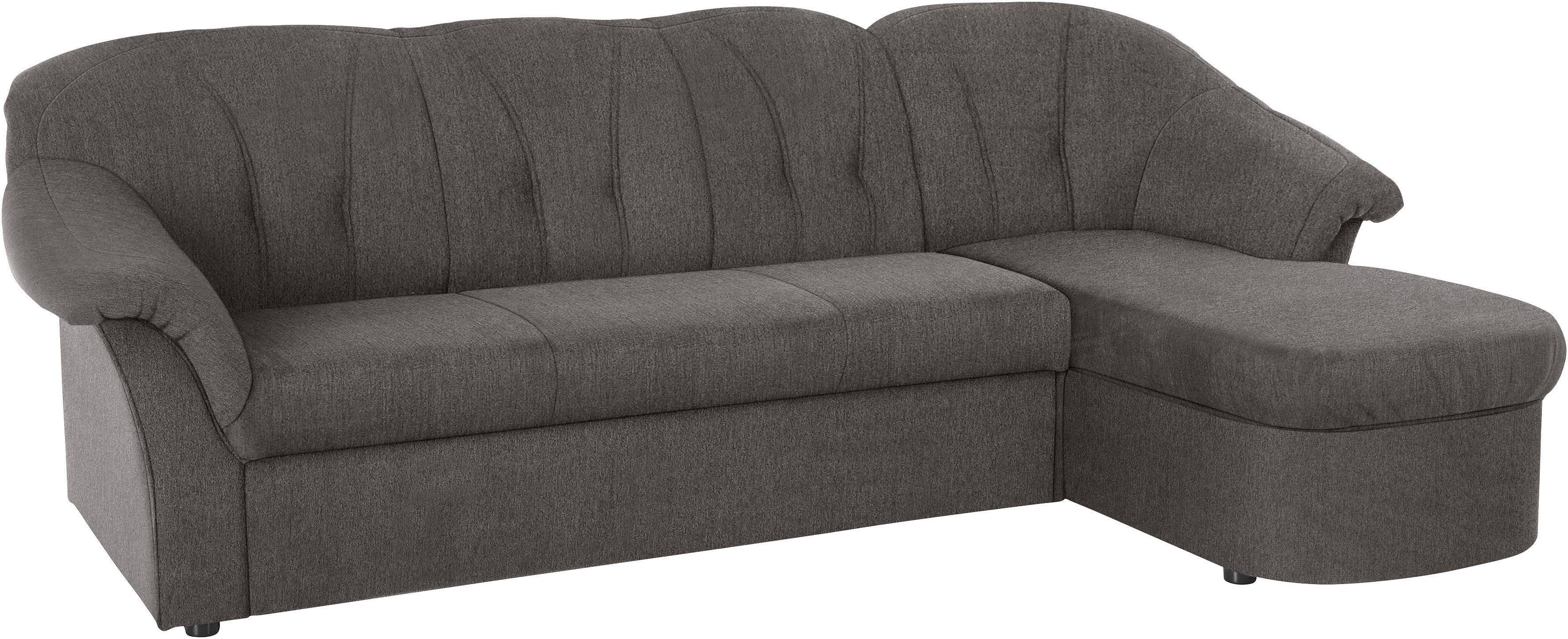 Thumbnail - DOMO collection Ecksofa "Pegnitz, elegante Rückensteppung, kompakte Stellmaße 238/141cm, L-Form" wahlweise mit Bettfunkt...