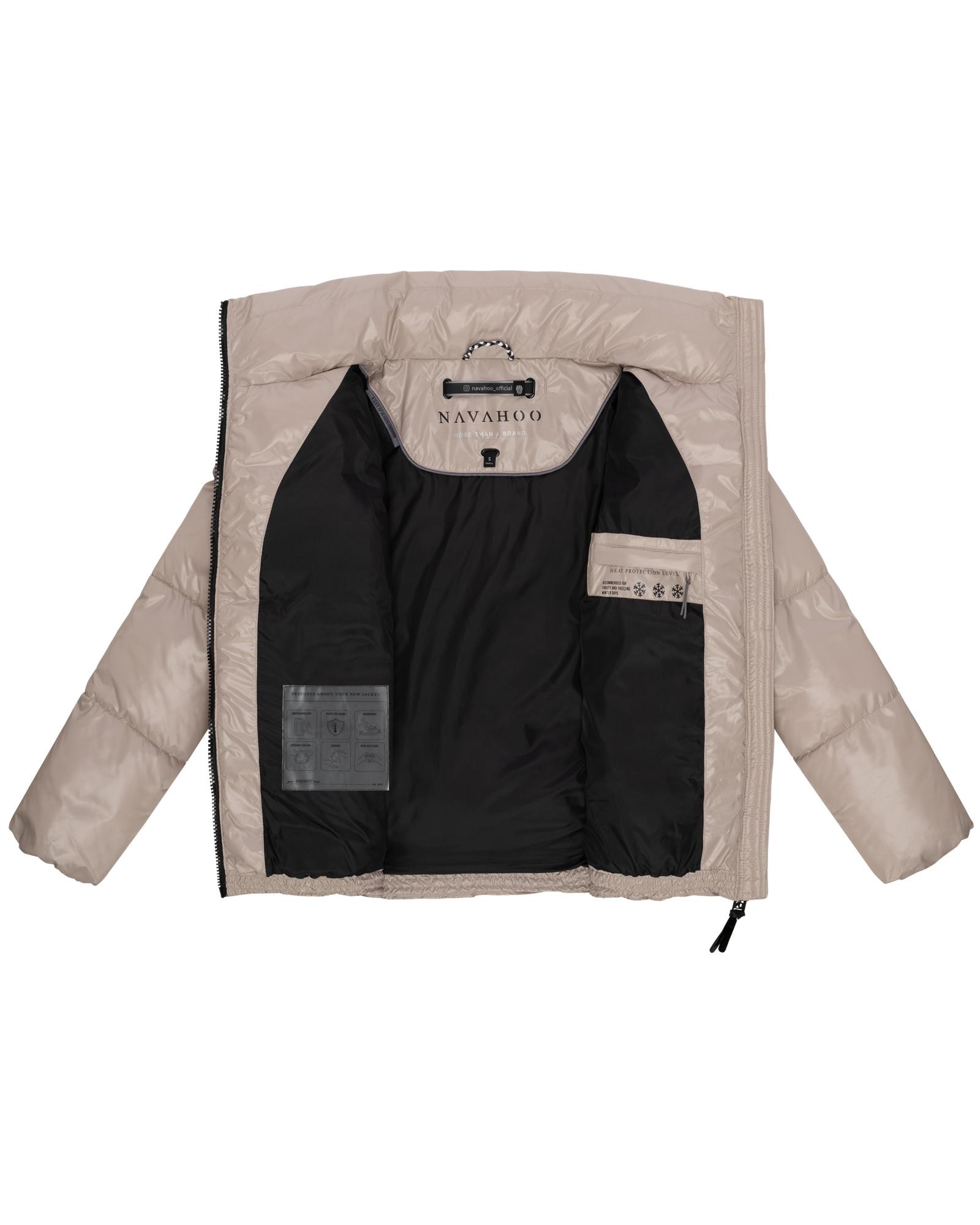 Navahoo Kurzjacke »Eispracht 14«, ohne Kapuze, Kurze gesteppte Damen Winterjacke