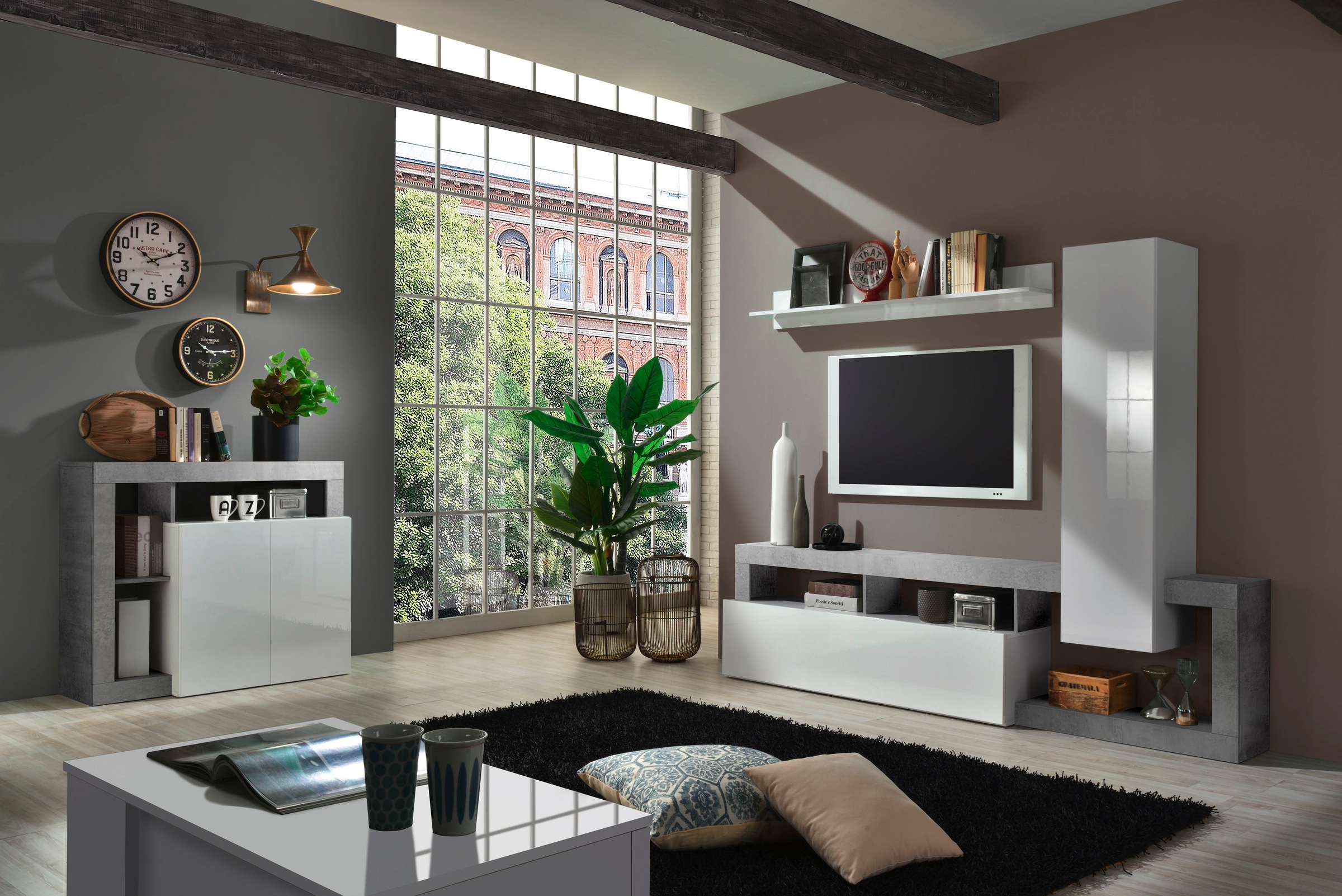 Thumbnail - Home affaire Wohnwand "Hamburg" Set, 3 Stk. tlg.