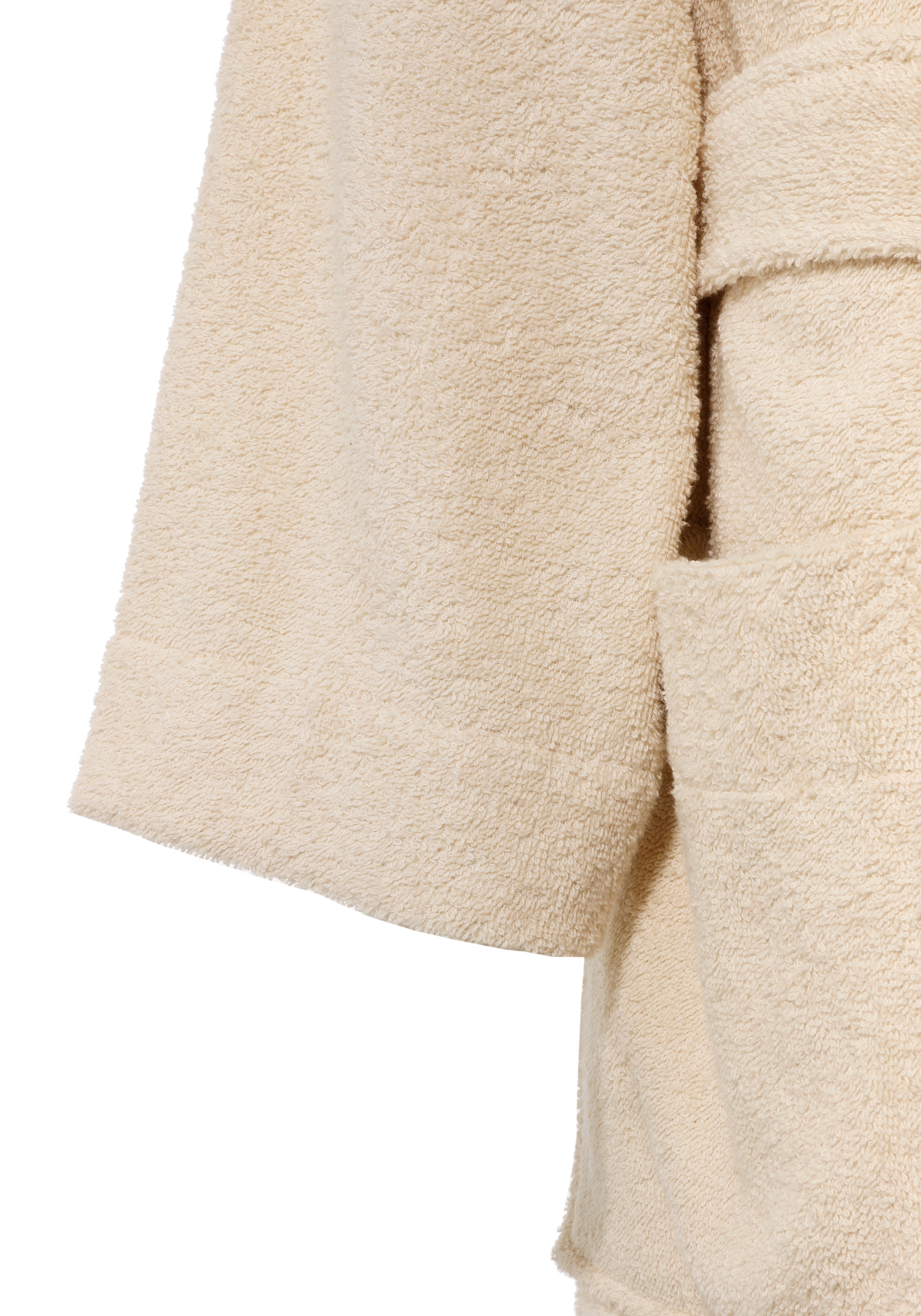 my home Unisex-Bademantel »Anna, ideal für Sauna & Spa, Hotelbademantel, Morgenmantel«, (1 St.), für Damen & Herren, mit Taschen, S-5XL, zweifarbig