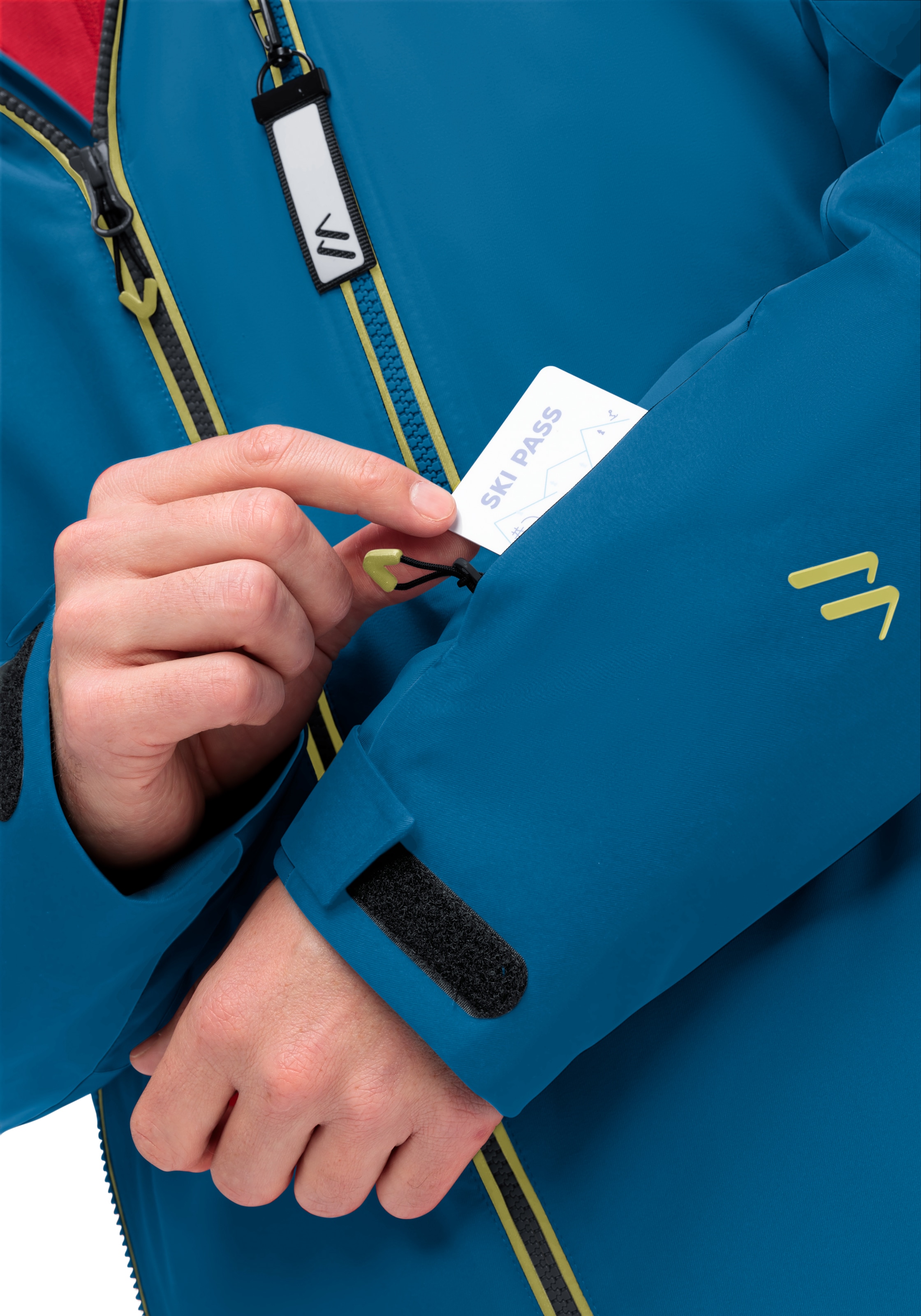 Maier Sports Skijacke »Oravice«, Herren Winterjacke mit RV-Taschen und Kapuze, wasserdicht