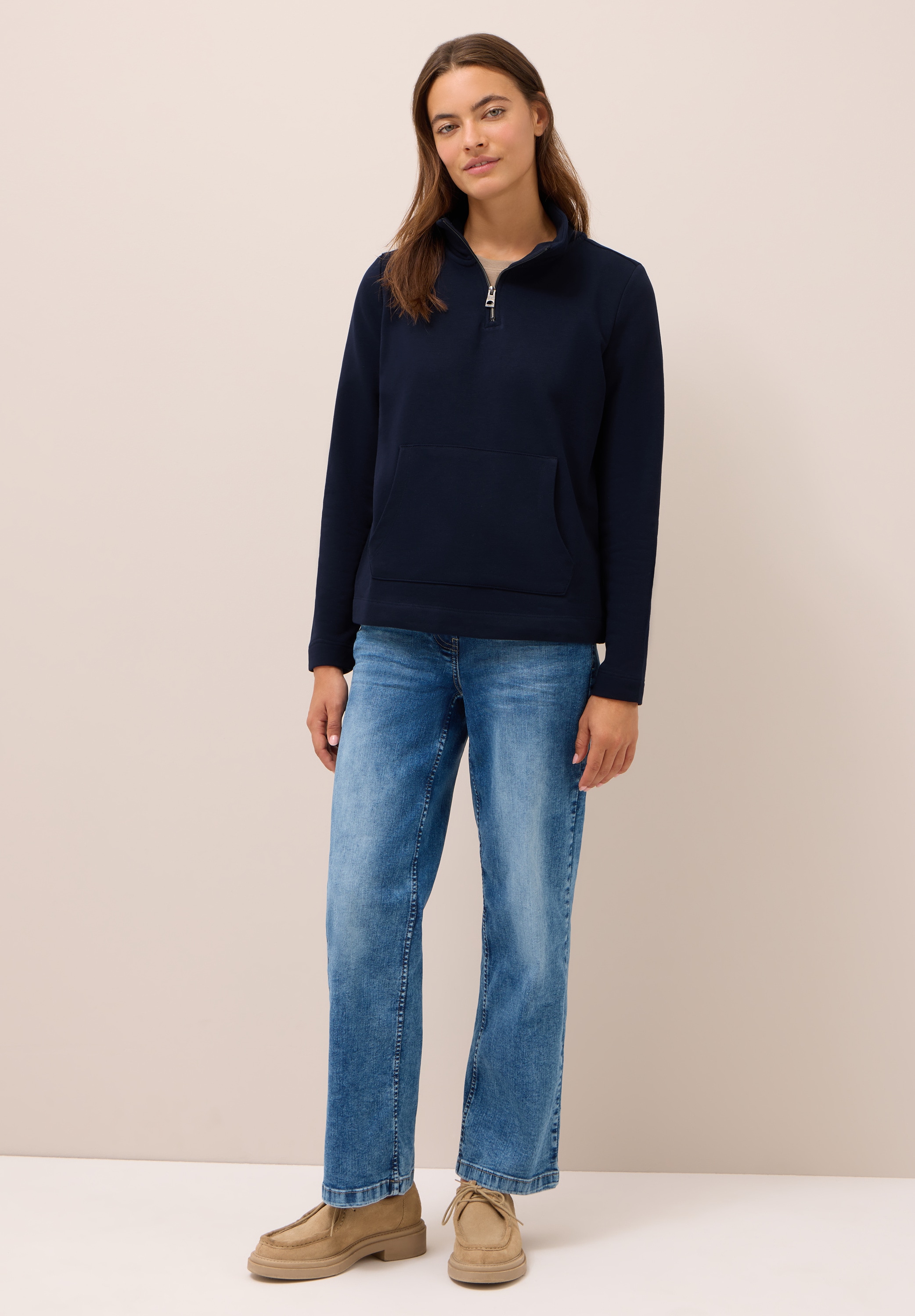 Cecil Sweatshirt, im soften Baumwoll-Mix