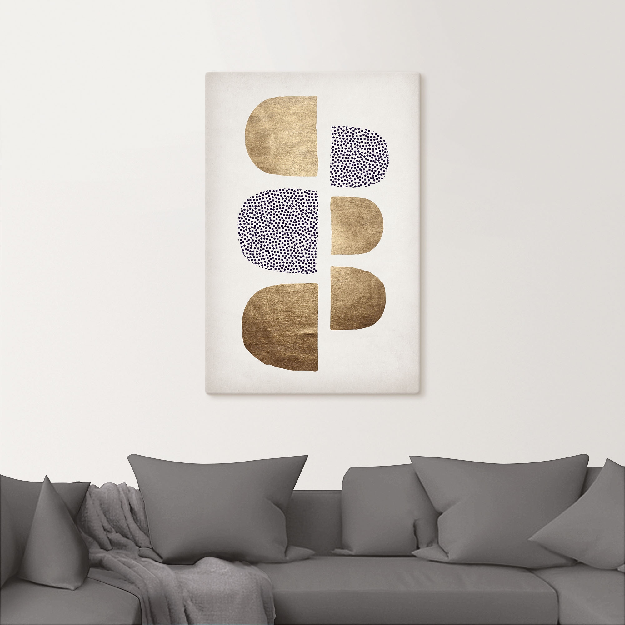 Artland Leinwandbild »Geometrische Abstracta«, Muster, (1 St.), auf Keilrahmen gespannt